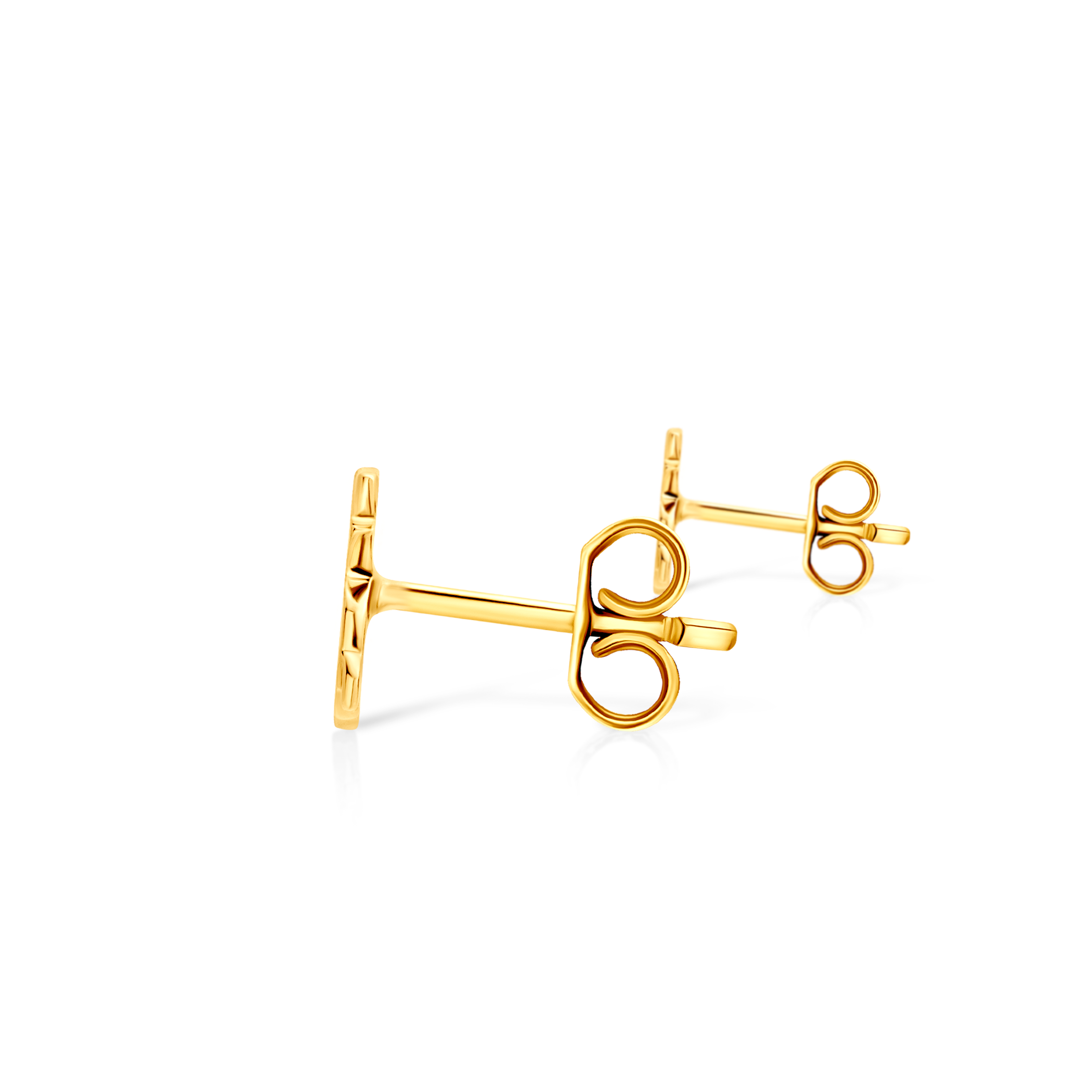 Kolczyki koty Savicki: złote - 3