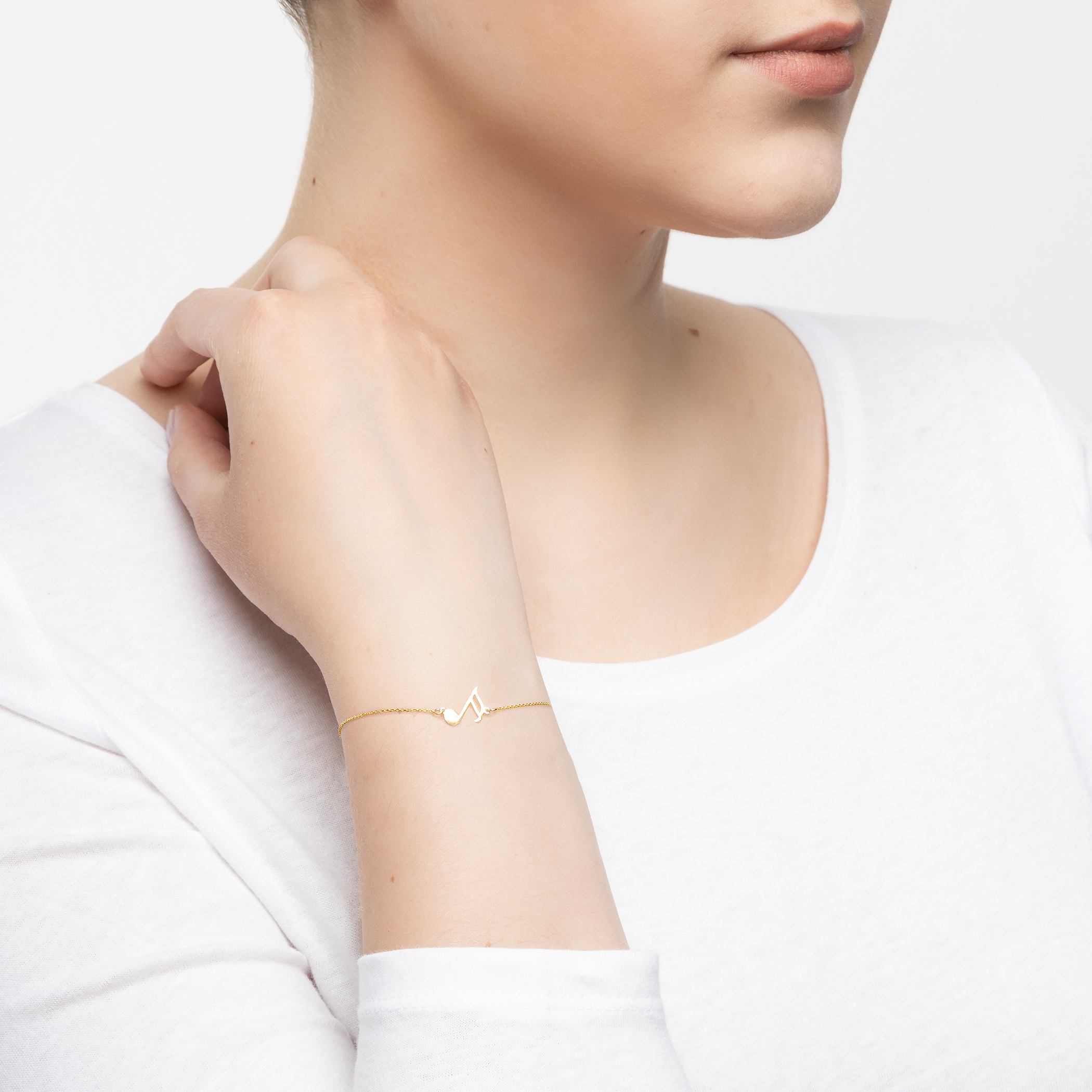 Bransoletka nutka Savicki: złota - 4