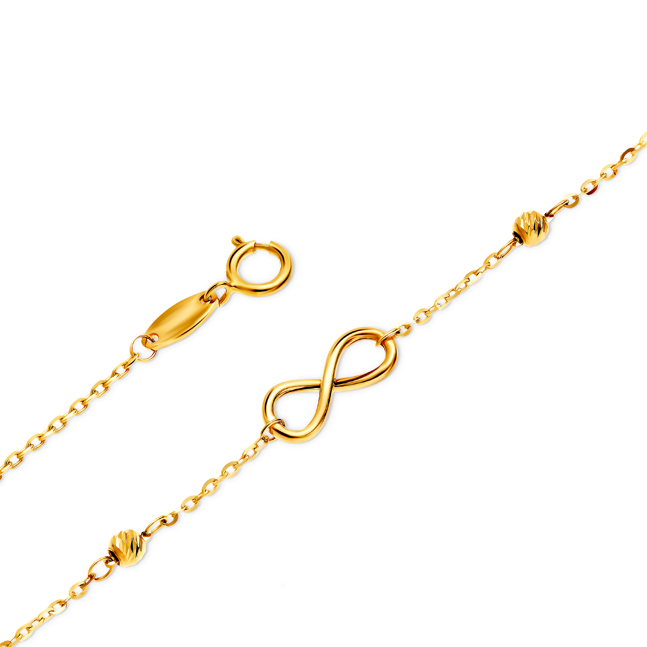 Bransoletka nieskończoność Savicki: złota - 3