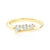 Zásnubní prsten Classical Inspiration: žluté zlato, diamanty