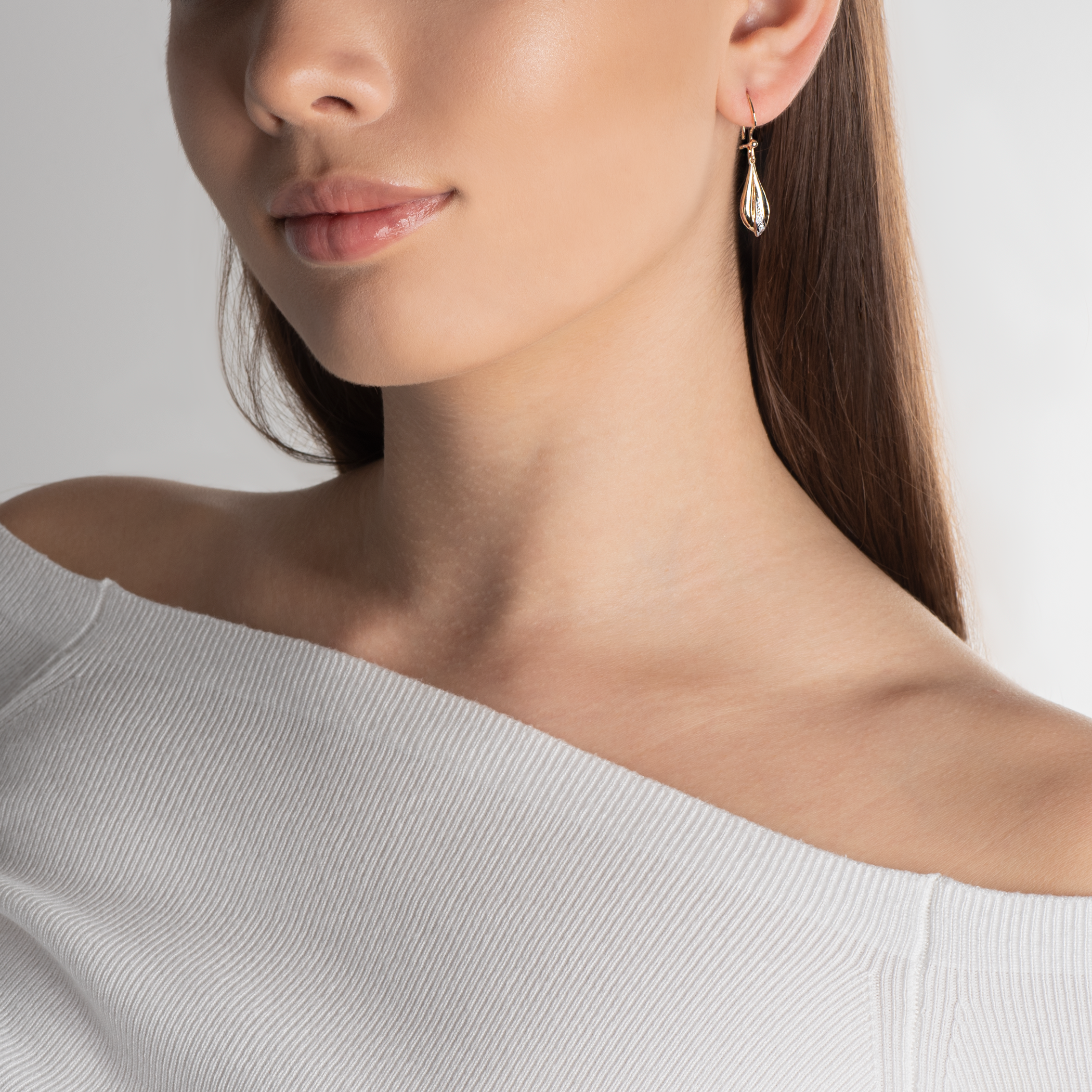 Ohrringe Savicki: Gold, Zirkonia - 5