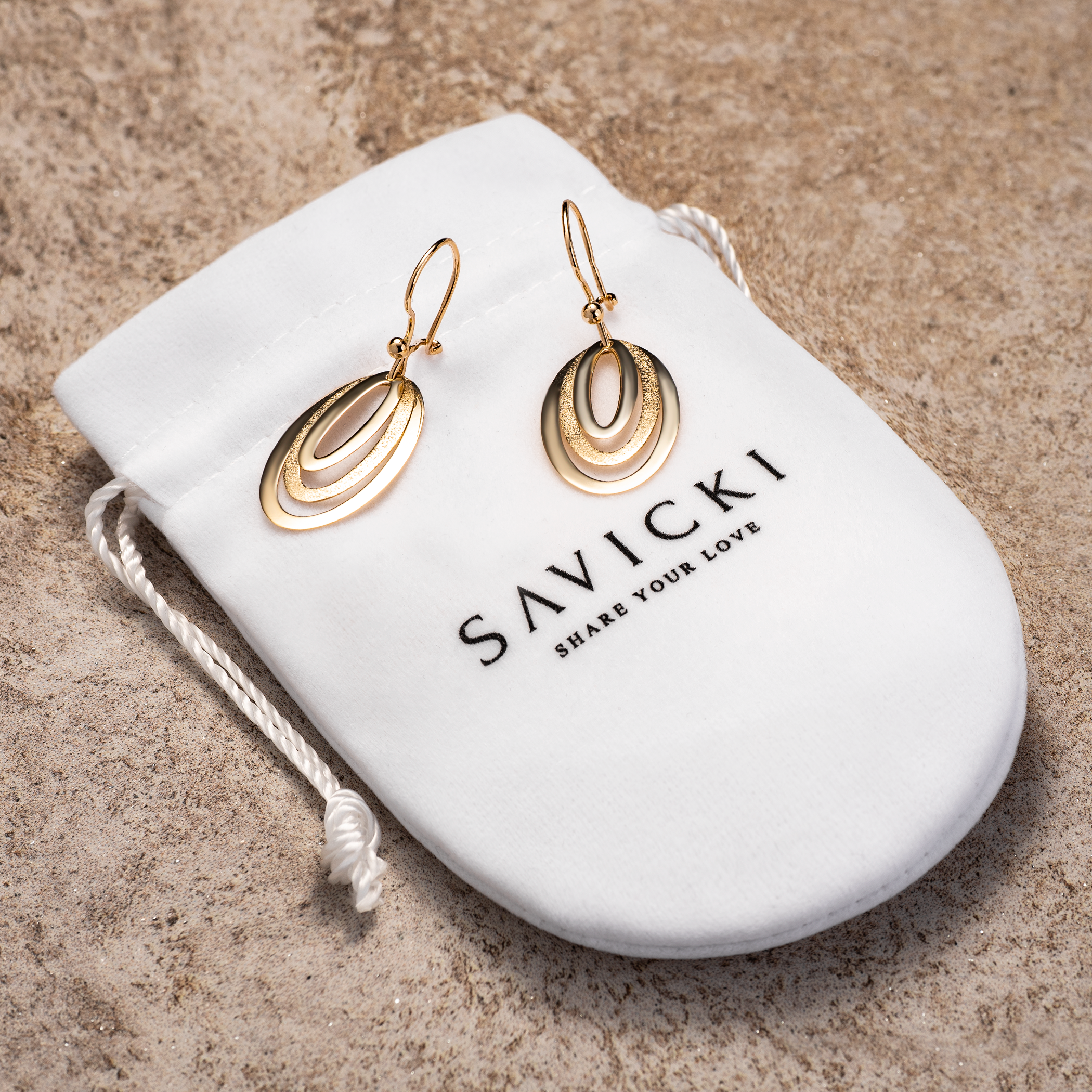 Ohrringe Savicki: Gold - 3