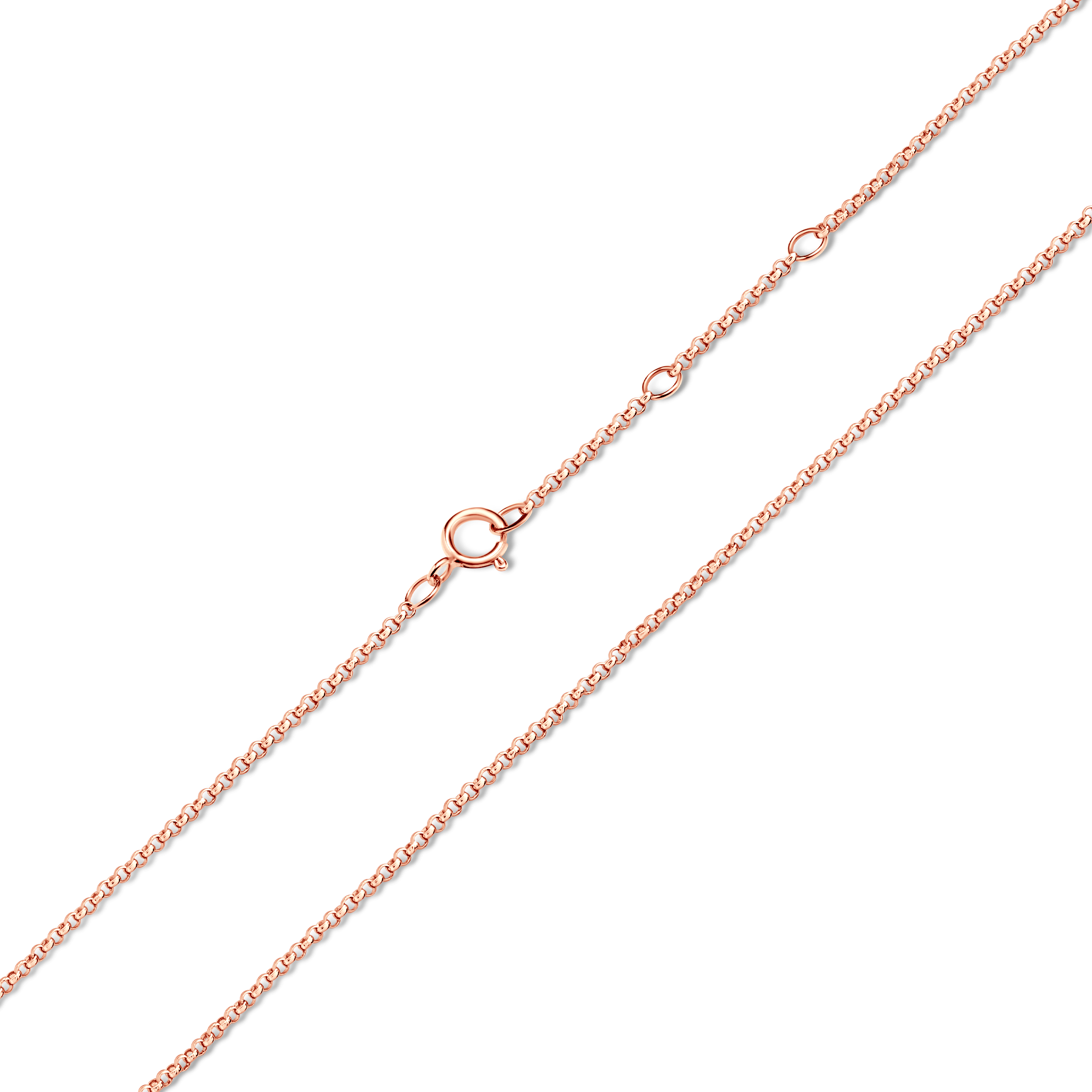 Łańcuszek Savicki 0,6mm: różowe złoto 585, rolo