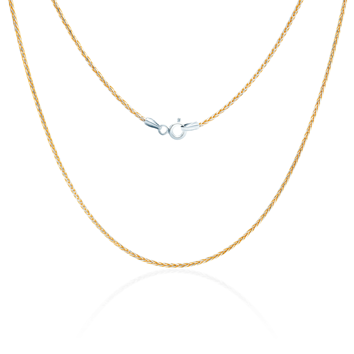 Neck-chain Savicki: gold-plated silver