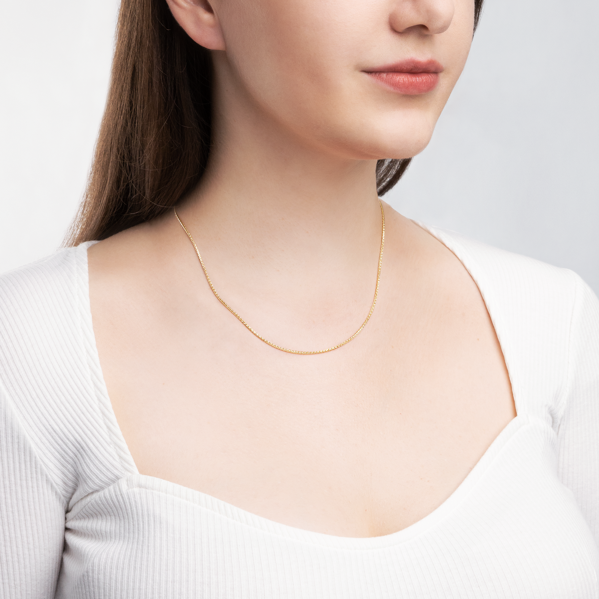 Łańcuszek Savicki: srebro pozłacane - 3