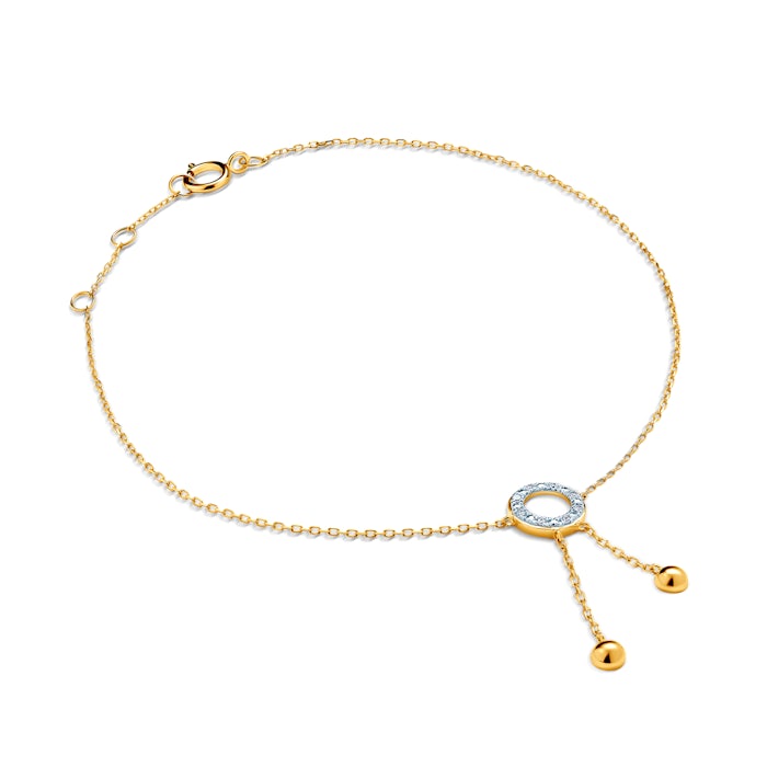 Náramok Savicki: zlato, diamanty