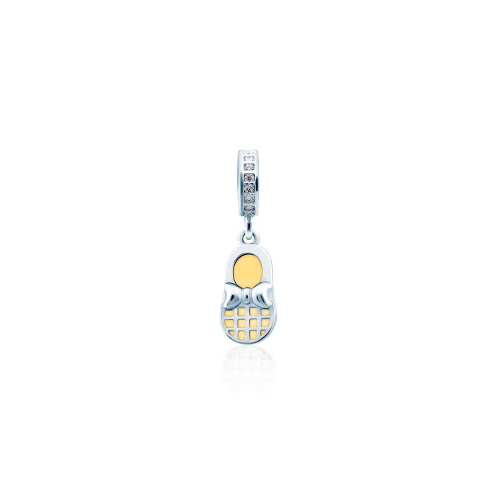 Charm Savicki: silver, zirconia