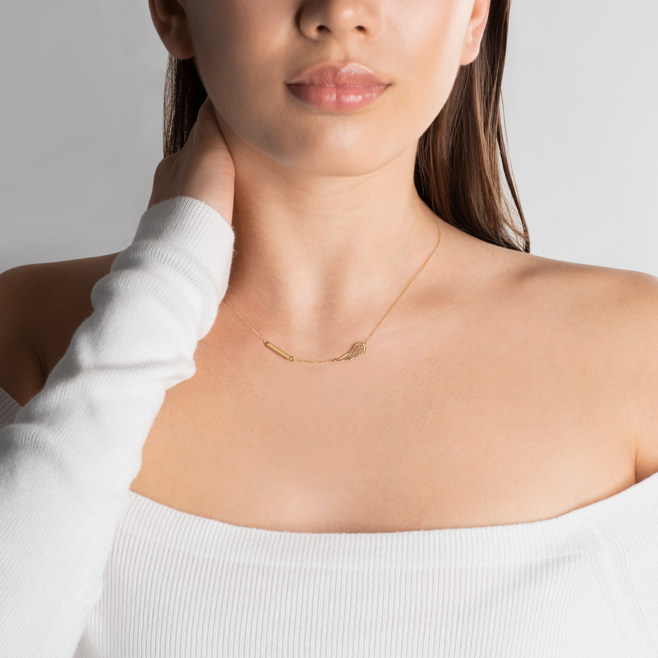 Halskette Flügel Savicki: Gold - 4