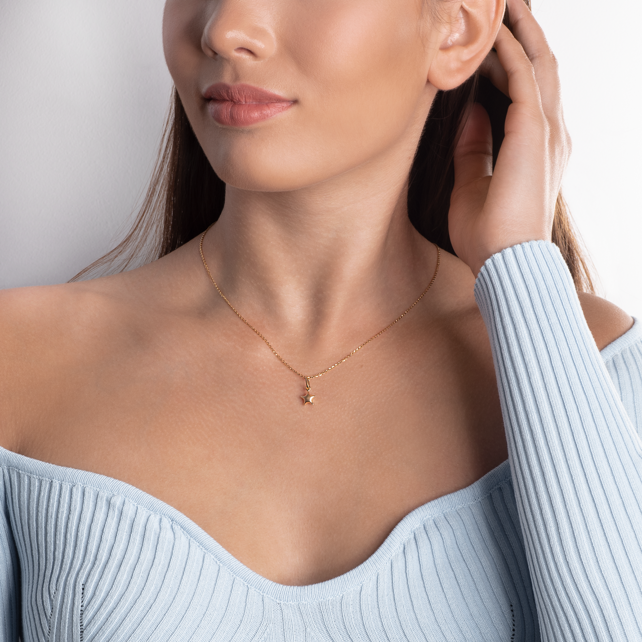 Zawieszka gwiazdka Savicki: złota - 4