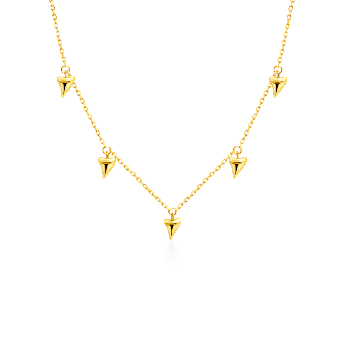 Náhrdelník SAVICKI: pozlacené stříbro