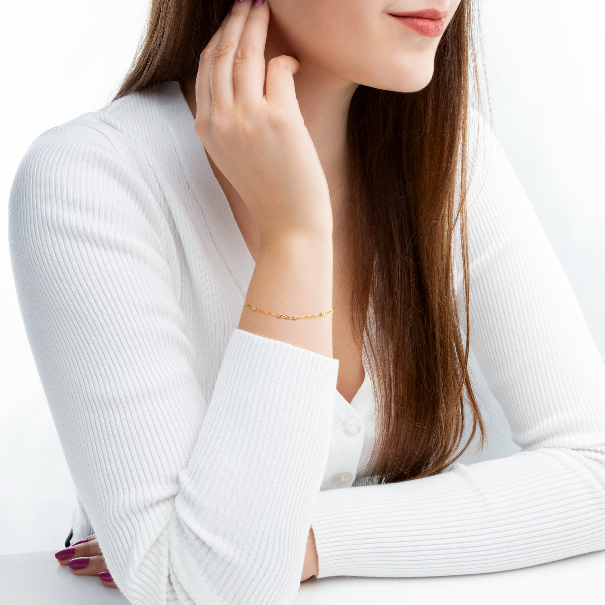 Armband Savicki: Gold, Diamanten