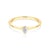 Zásnubní prsten Pure: žluté zlato, diamant
