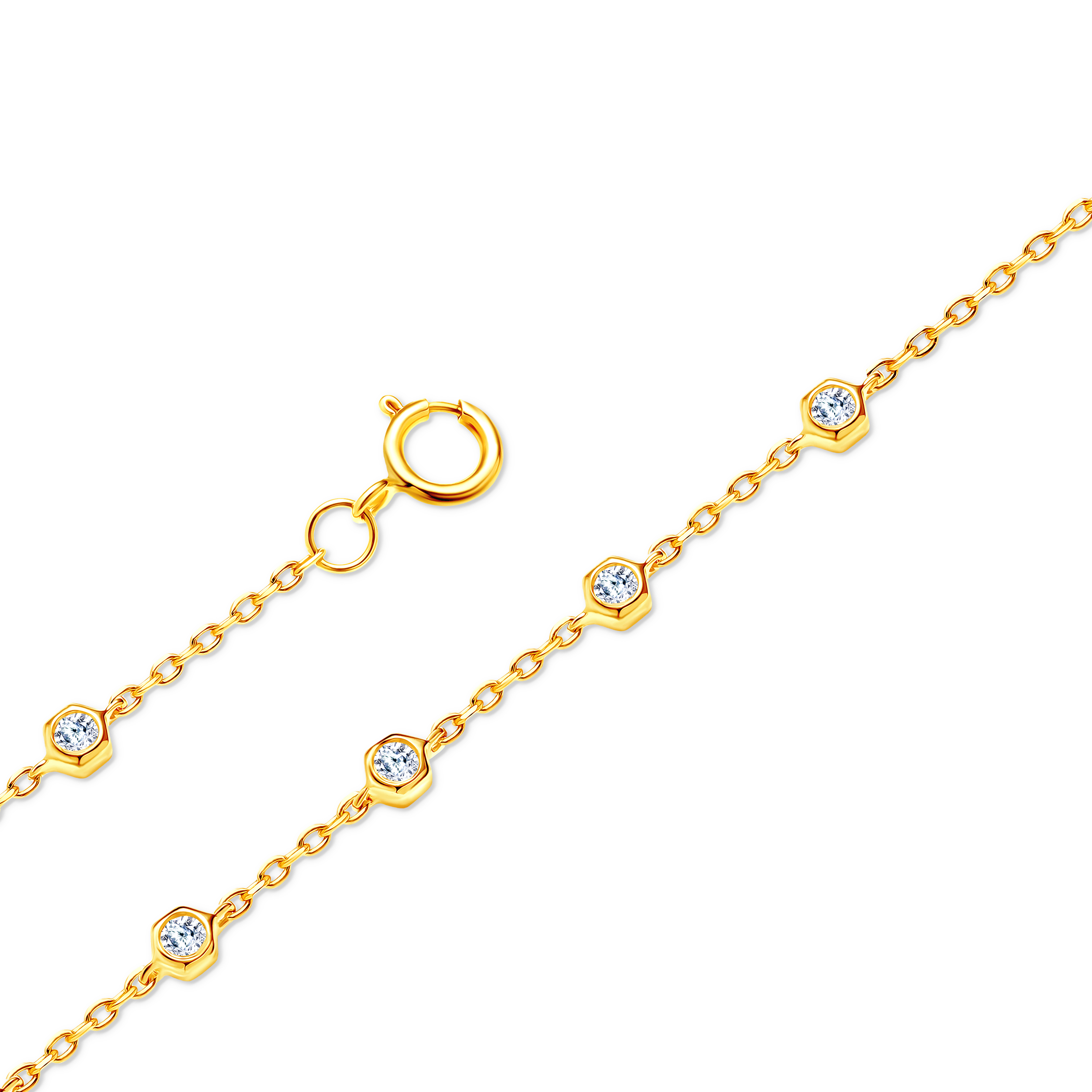 Bransoletka Savicki: złota, diamenty