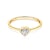 Zásnubný prsteň The Light: zlatý, diamant