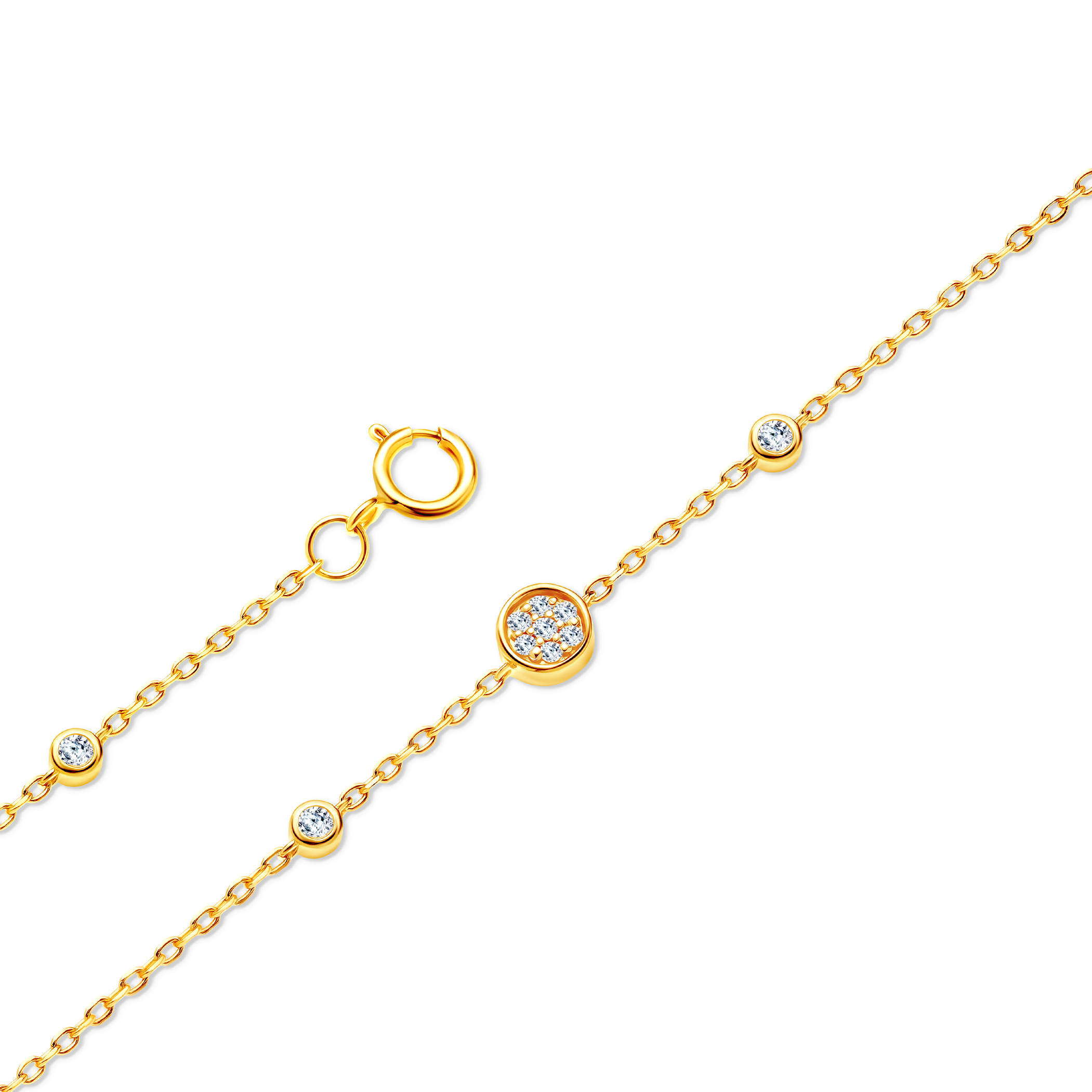 Bransoletka Savicki: złota, diamenty