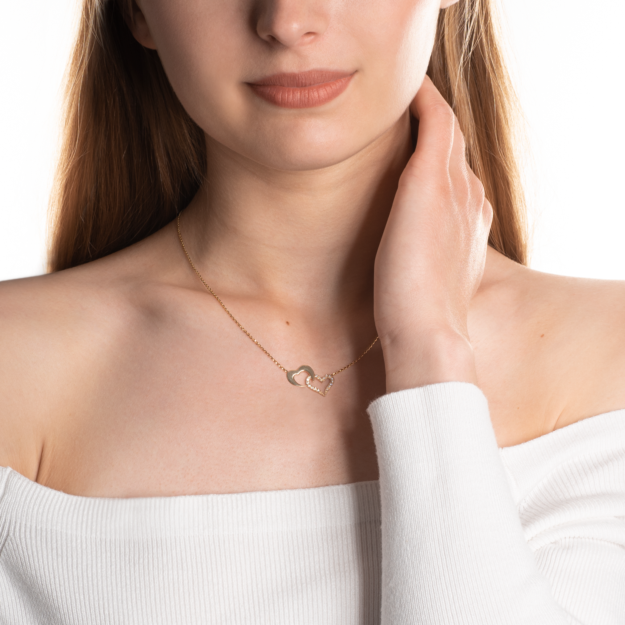 Kette Savicki Herz: Gold, Diamanten