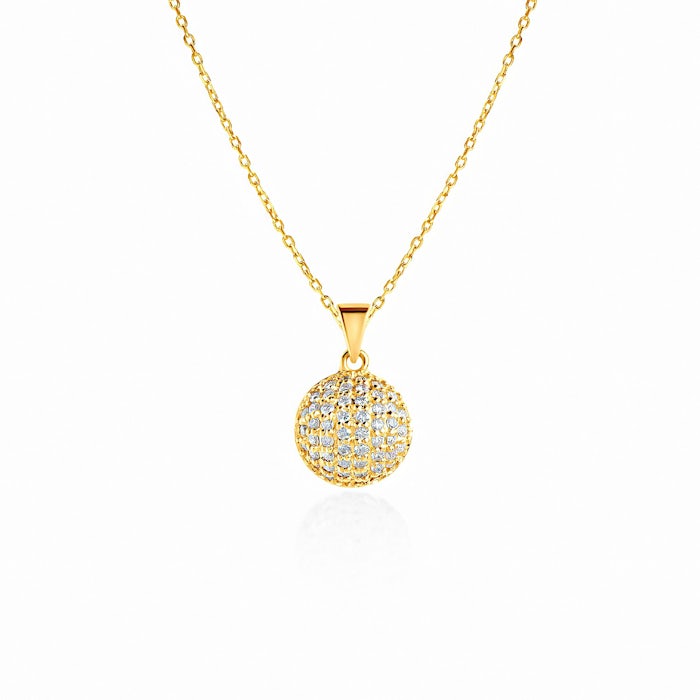 Náhrdelník Savicki wheel: zlato, diamant