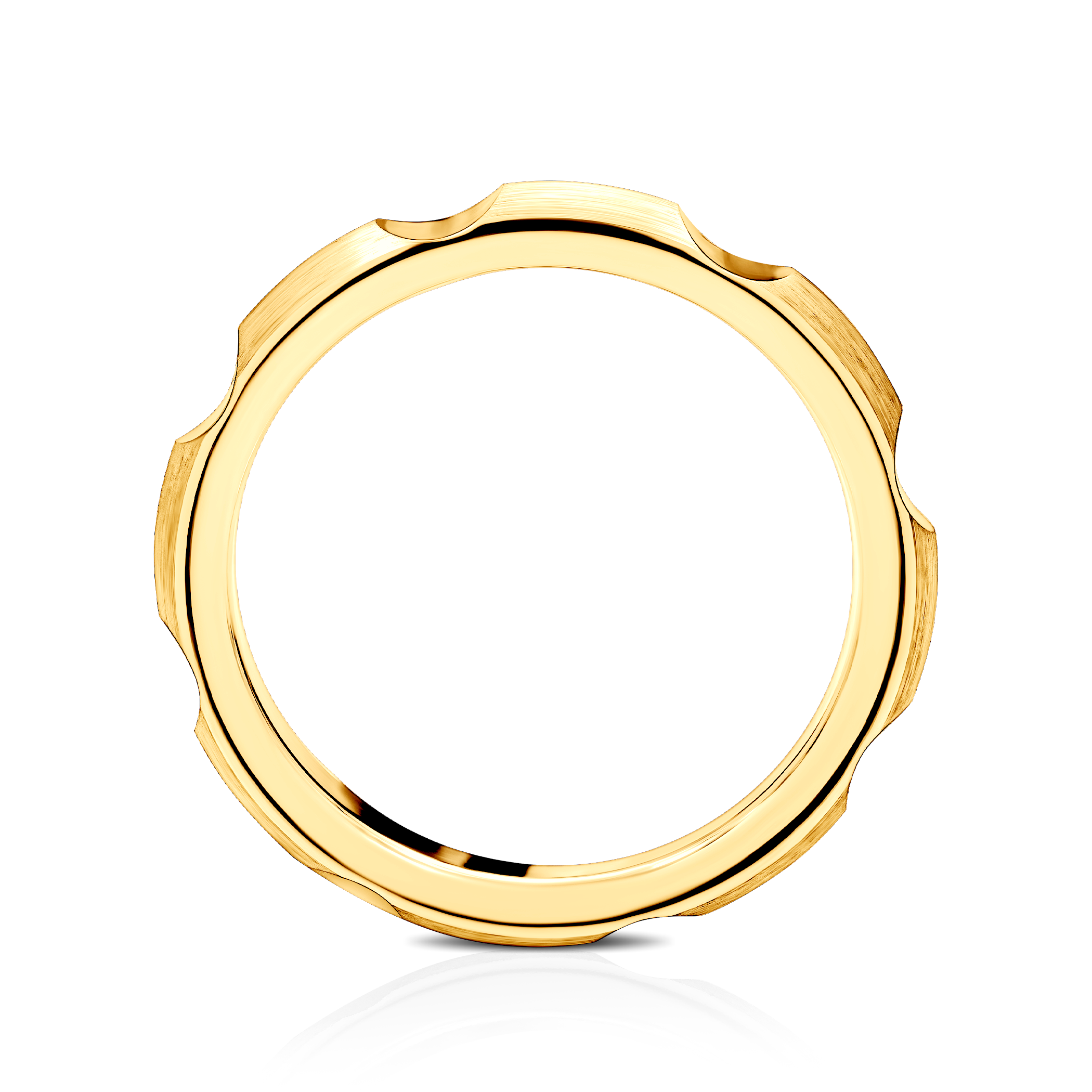 Partnerring Sign of Love®: Gold, halbrund, 3,5 mm