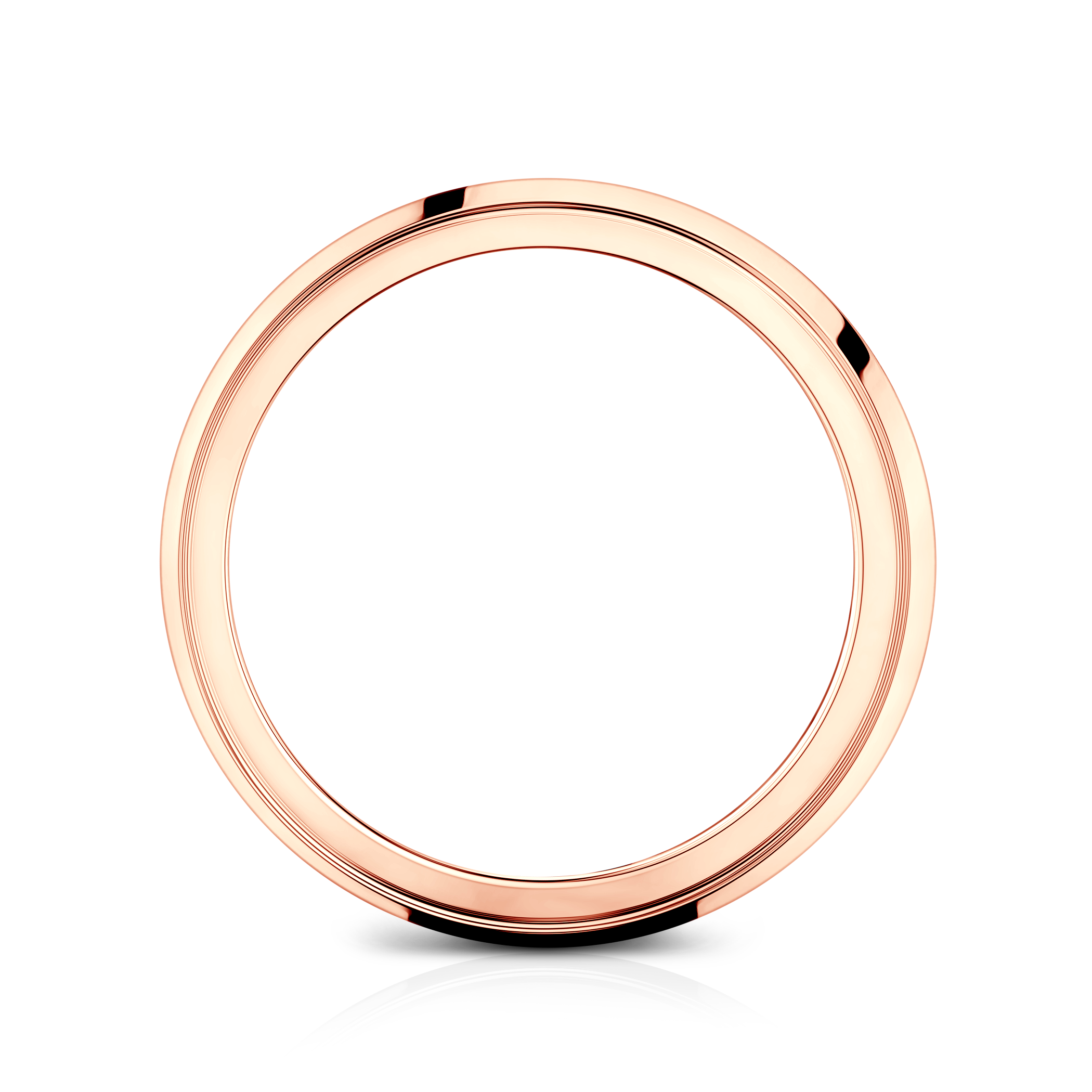 Partnerring Sign of Love®: Roségold, flach, 5,5 mm