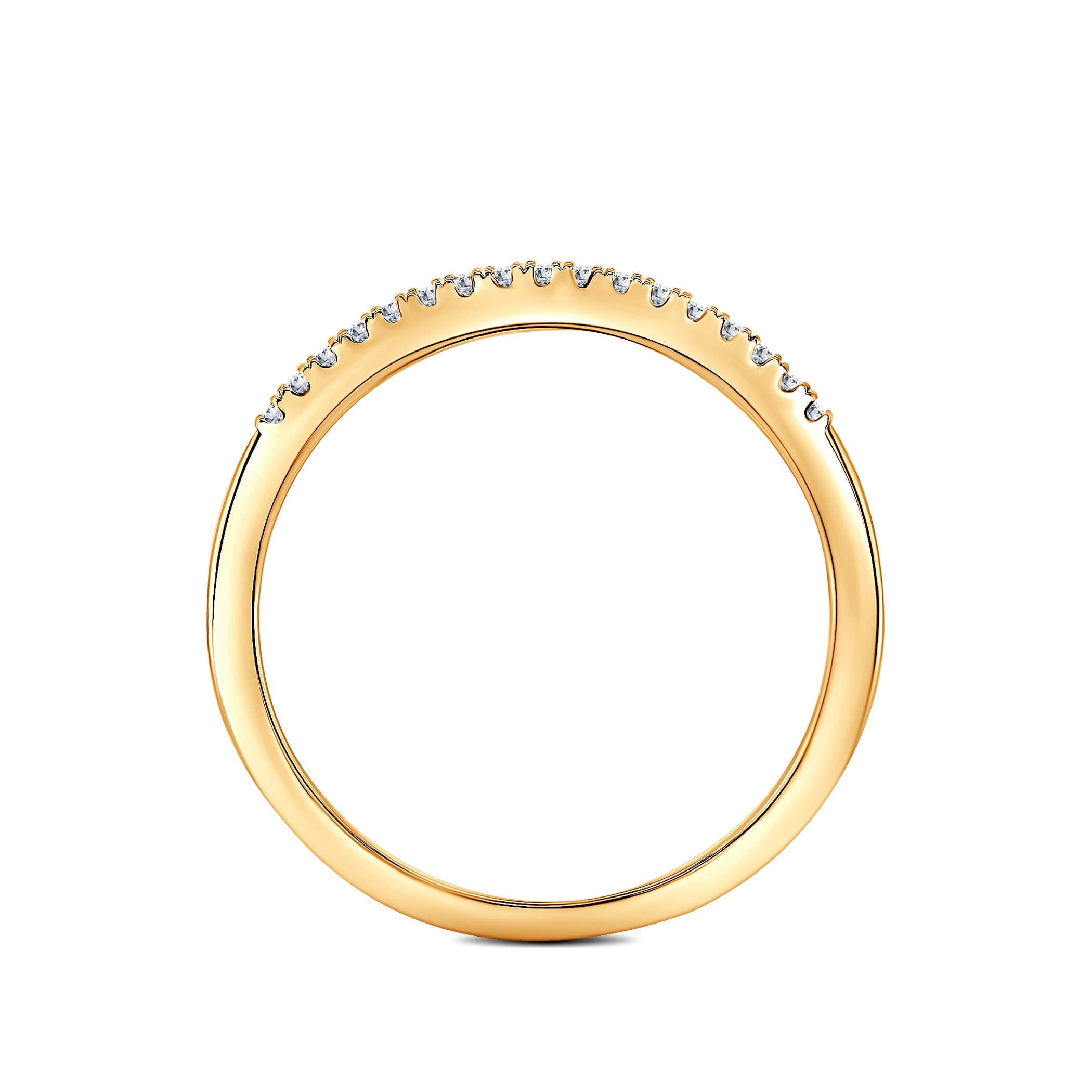 Pierścionek zaręczynowy SAVICKI: złoty, diamenty