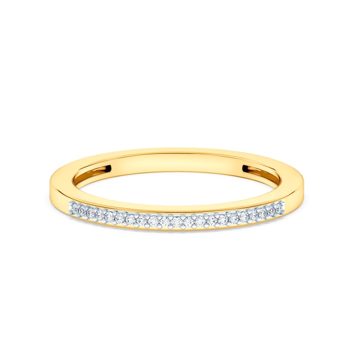 Zásnubný prsteň SAVICKI: dvojfarebné zlato, diamanty