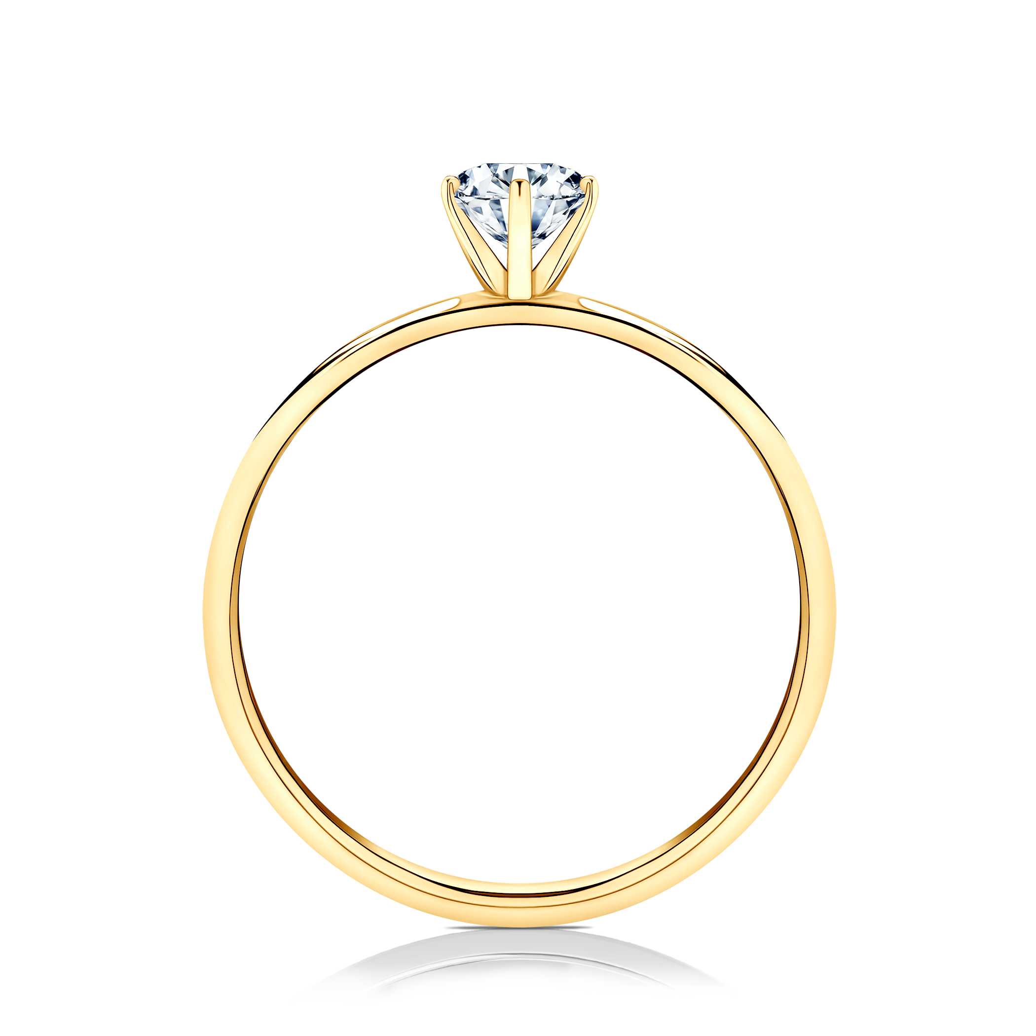 Verlobungsring SAVICKI: Gelbgold, Diamant