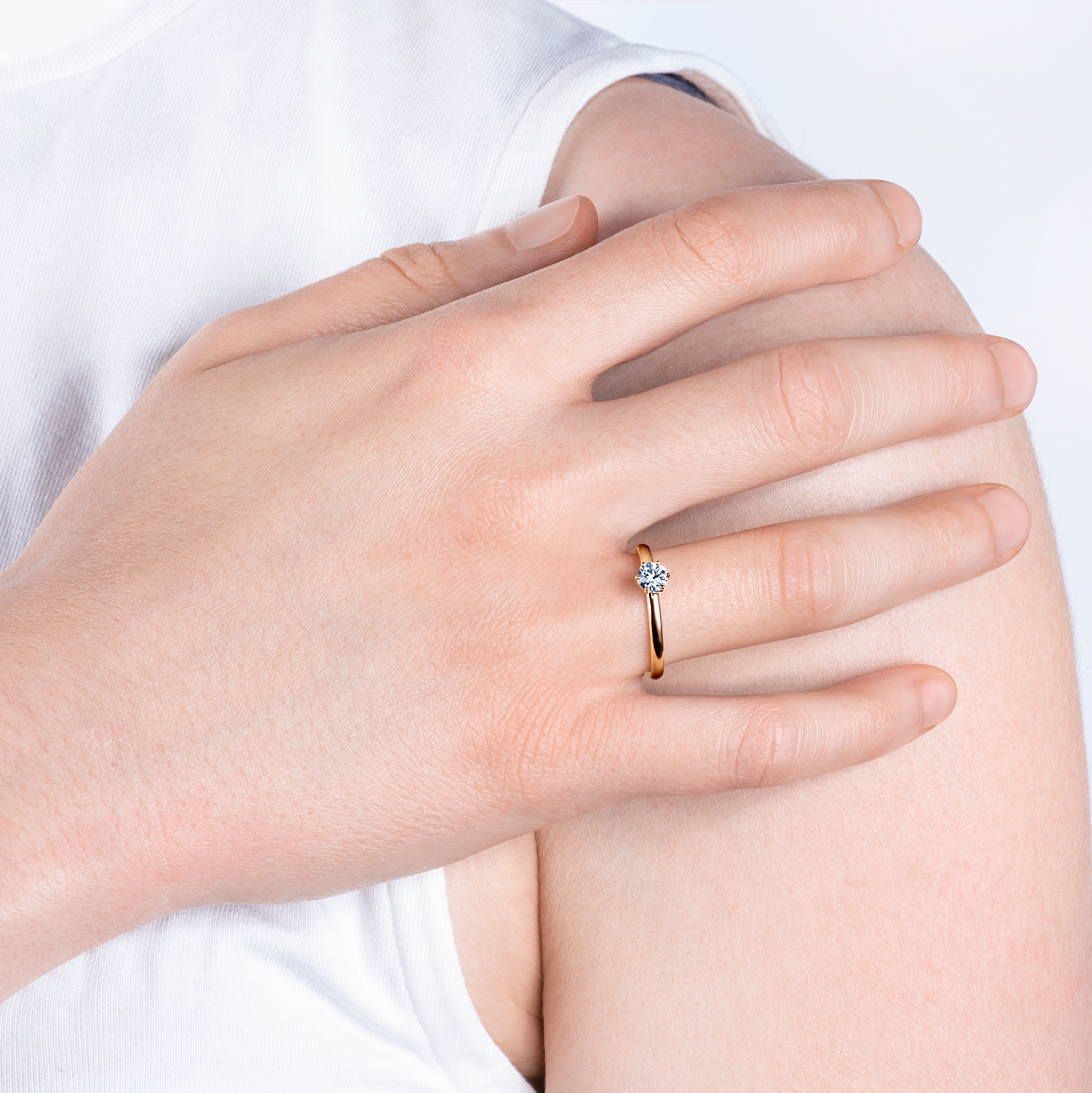 Verlobungsring SAVICKI: Gelbgold, Diamant