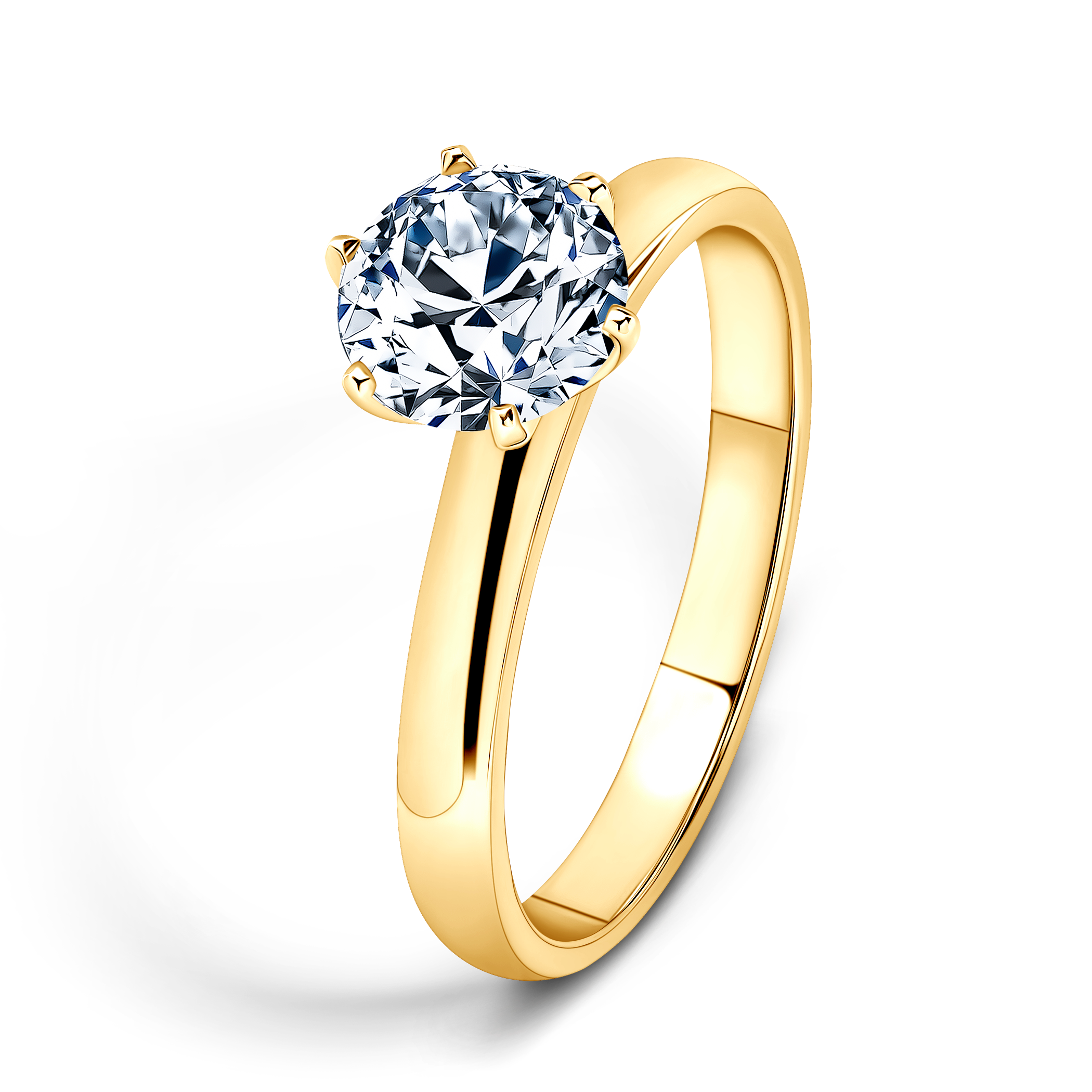 Verlobungsring SAVICKI: Gelbgold, Diamant