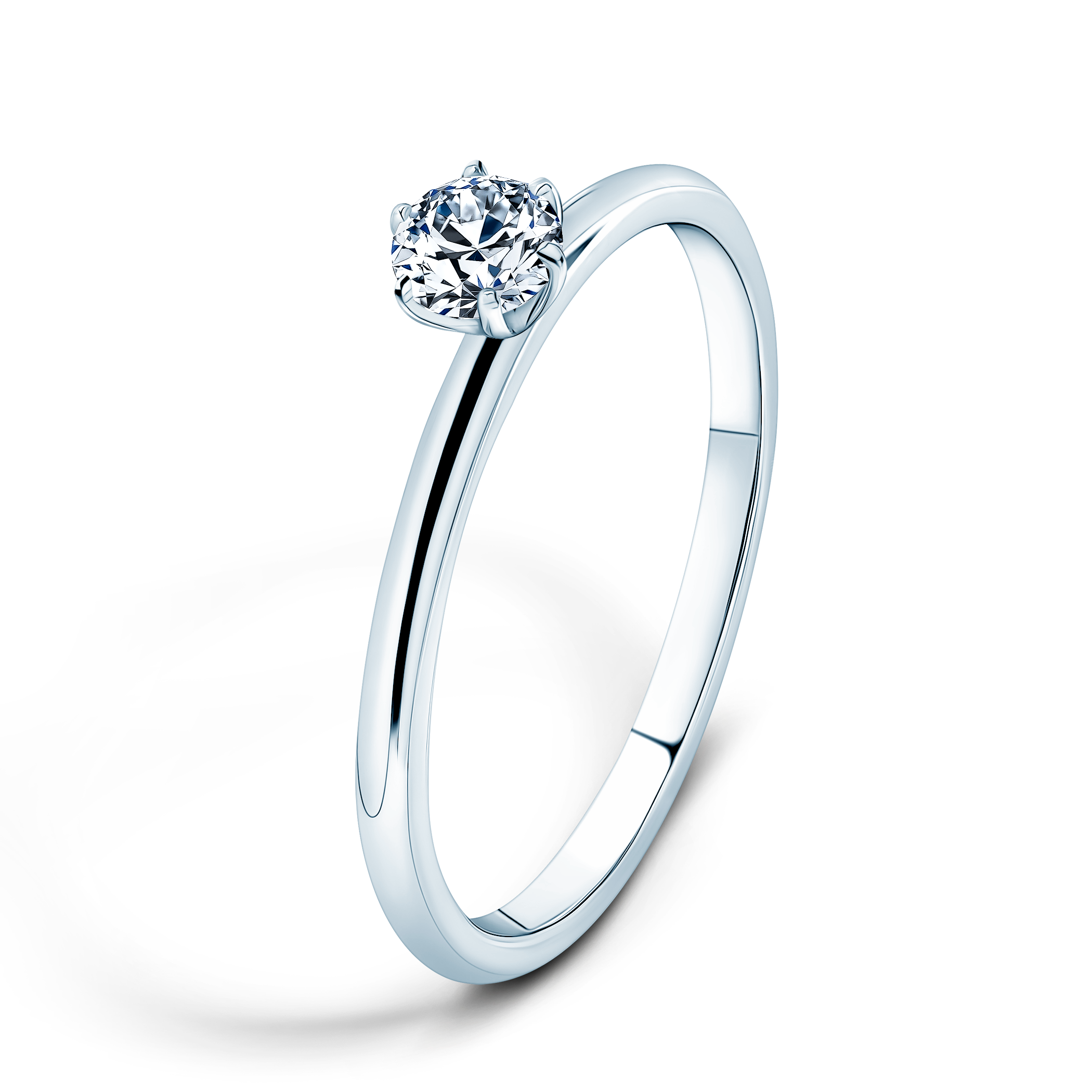 Verlobungsring SAVICKI: Weißgold, Diamant