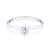 Zásnubní prsten SAVICKI: bílé zlato, diamant