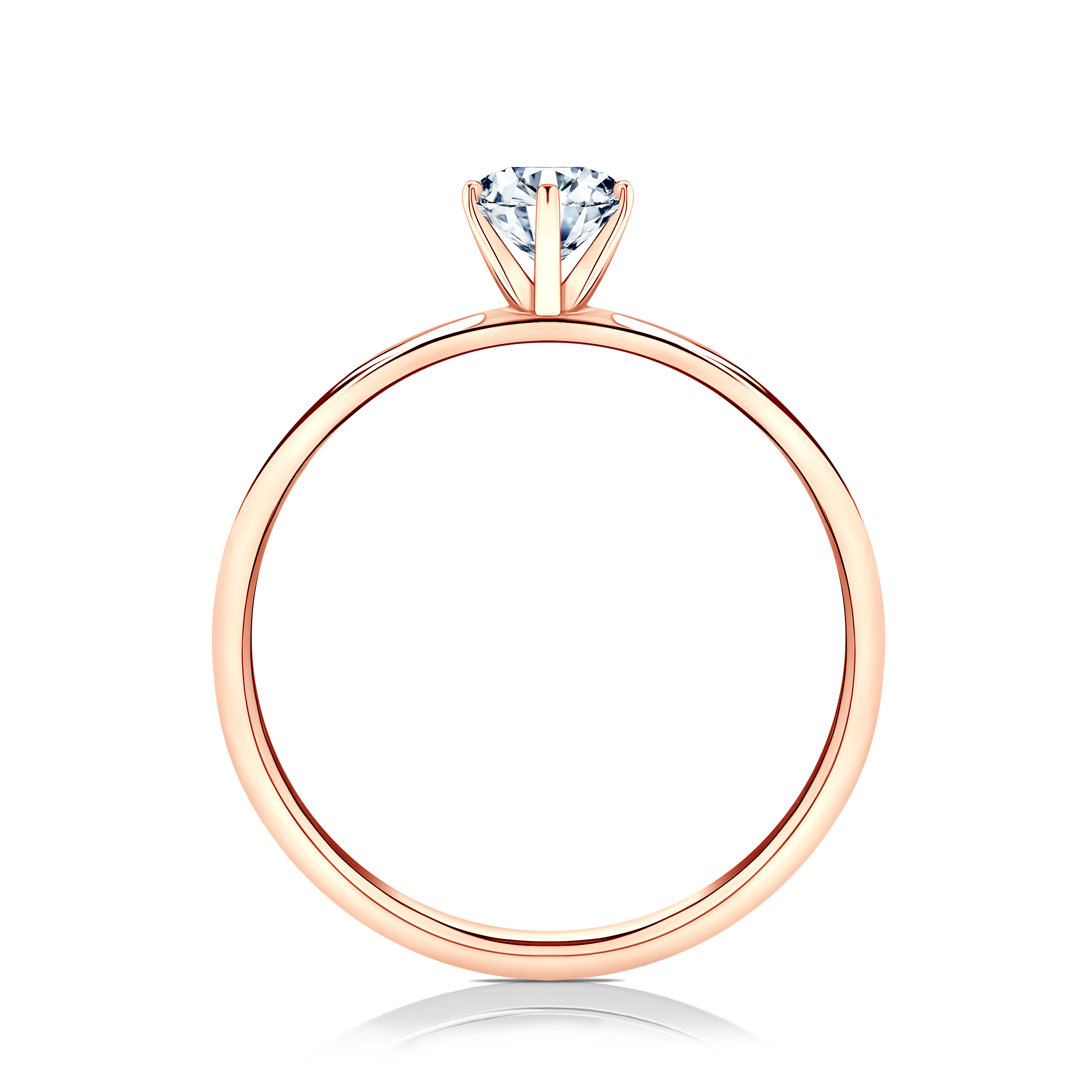 Verlobungsring SAVICKI: Roségold, Diamant