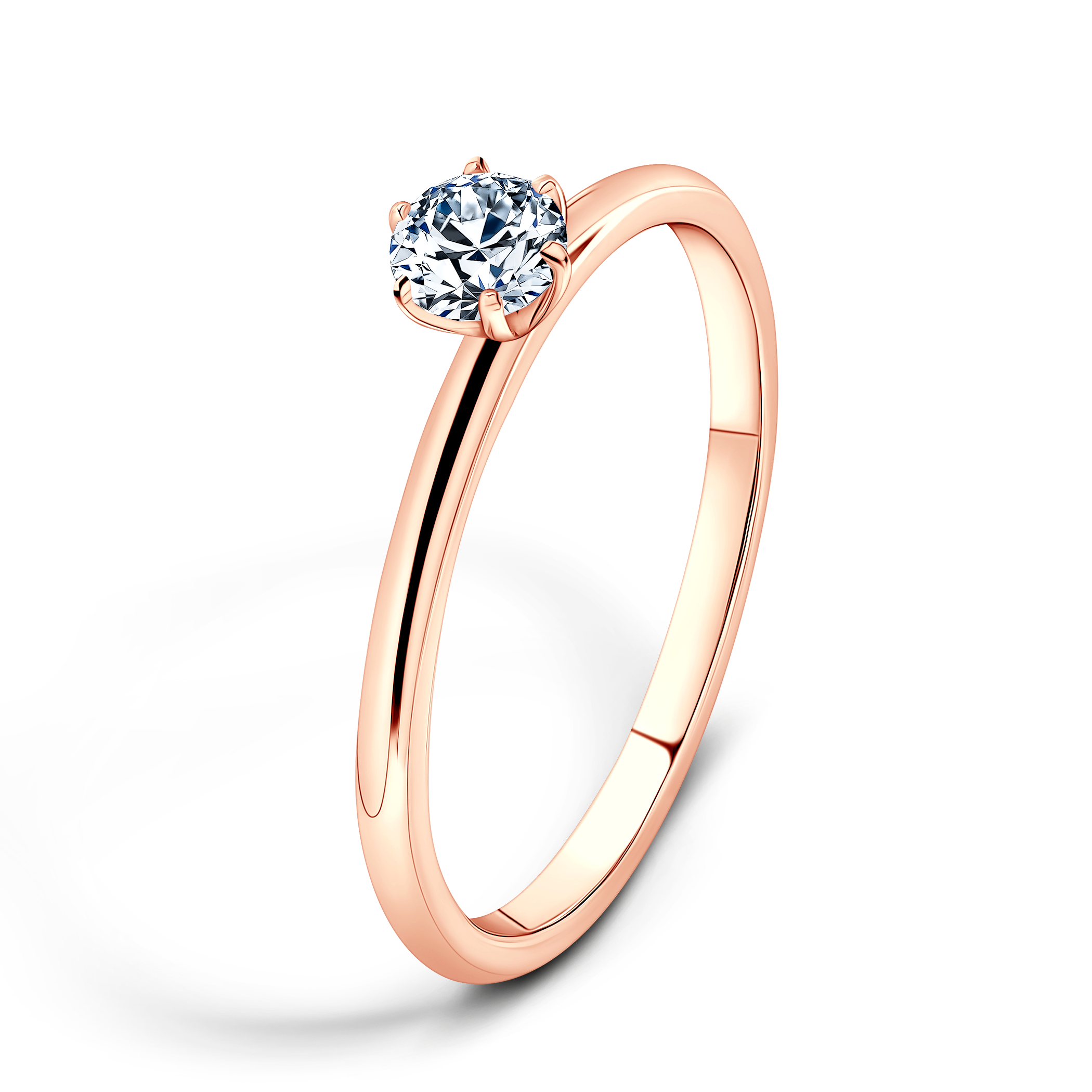 Verlobungsring SAVICKI: Roségold, Diamant