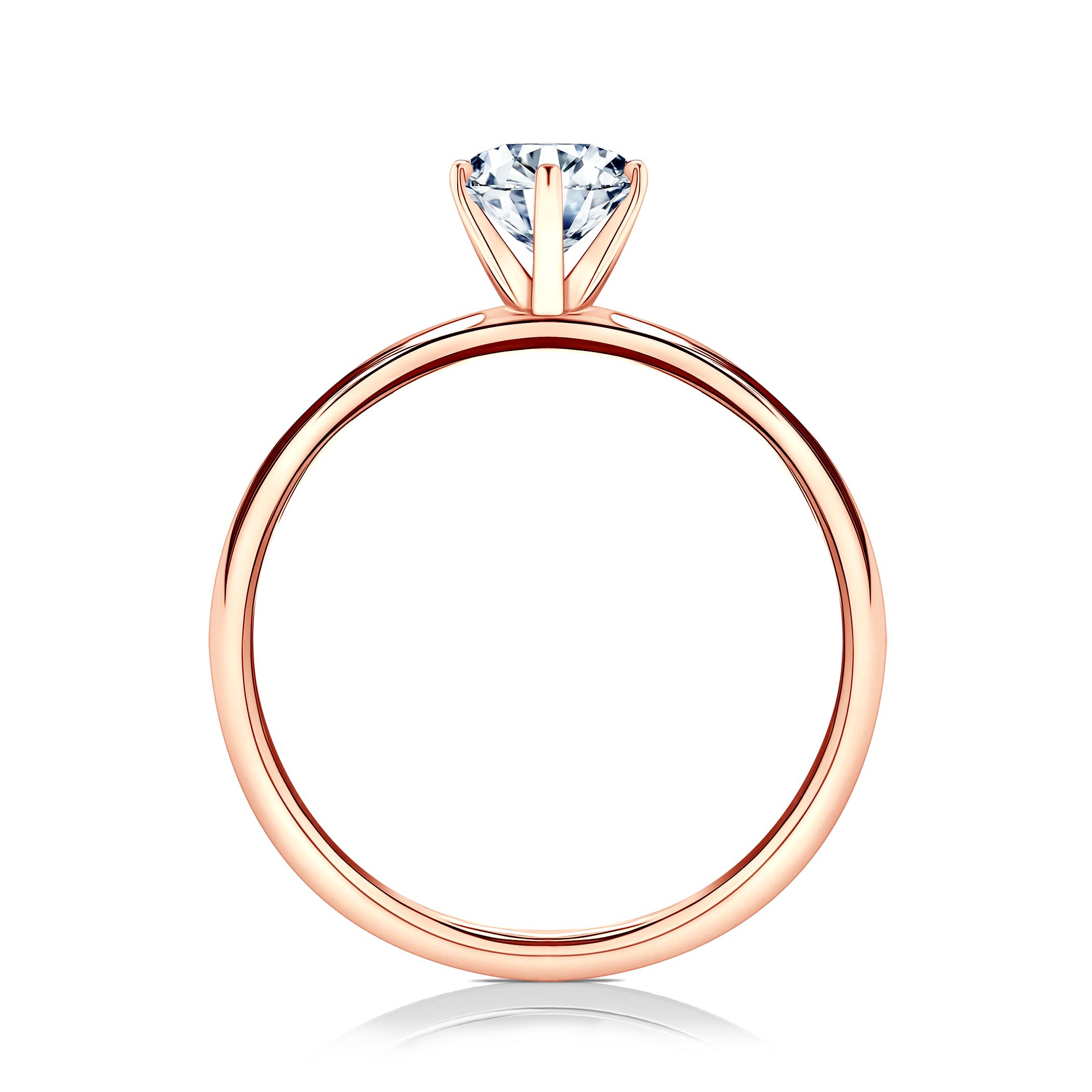 Verlobungsring SAVICKI: Roségold, Diamant