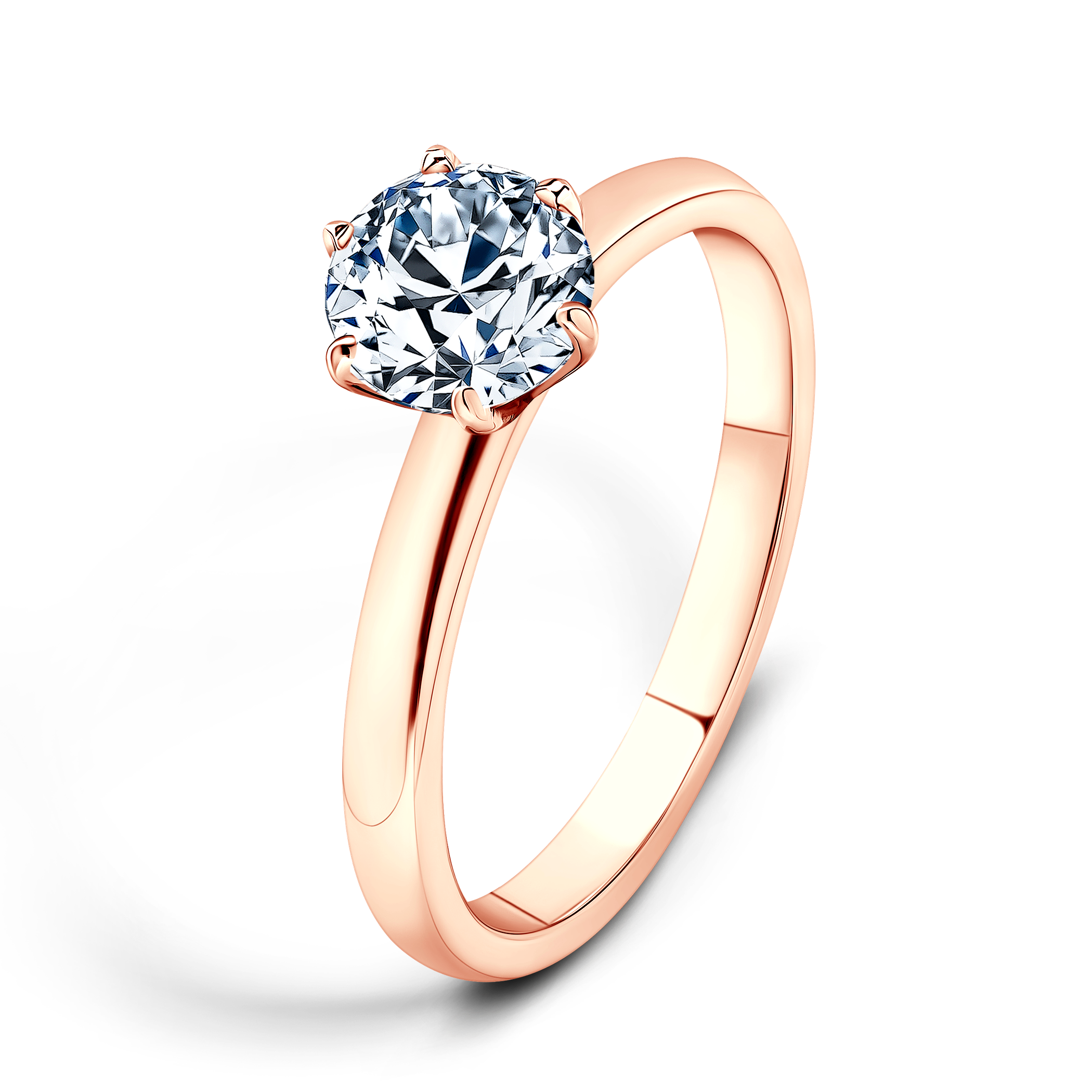 Verlobungsring SAVICKI: Roségold, Diamant