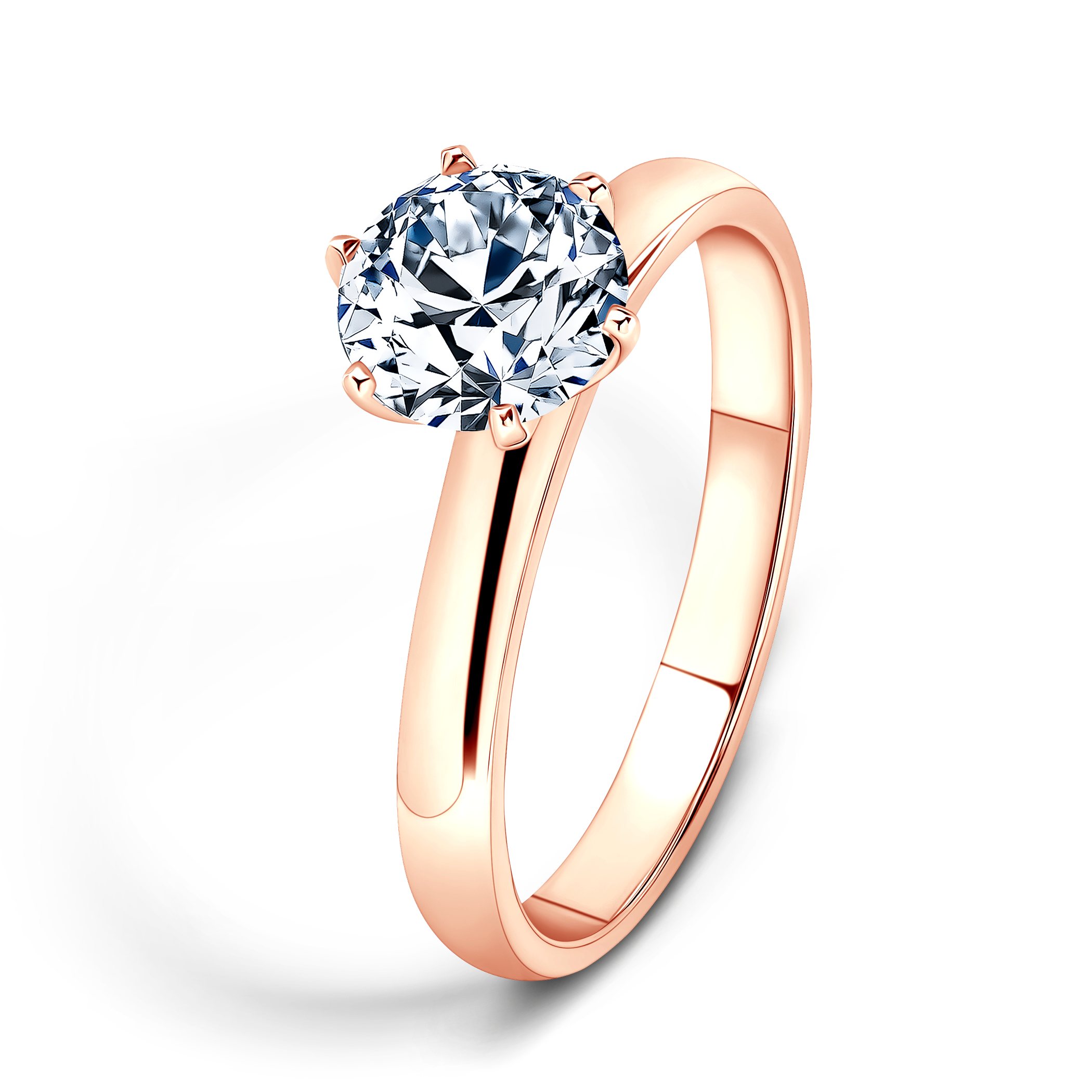 Verlobungsring SAVICKI: Roségold, Diamant