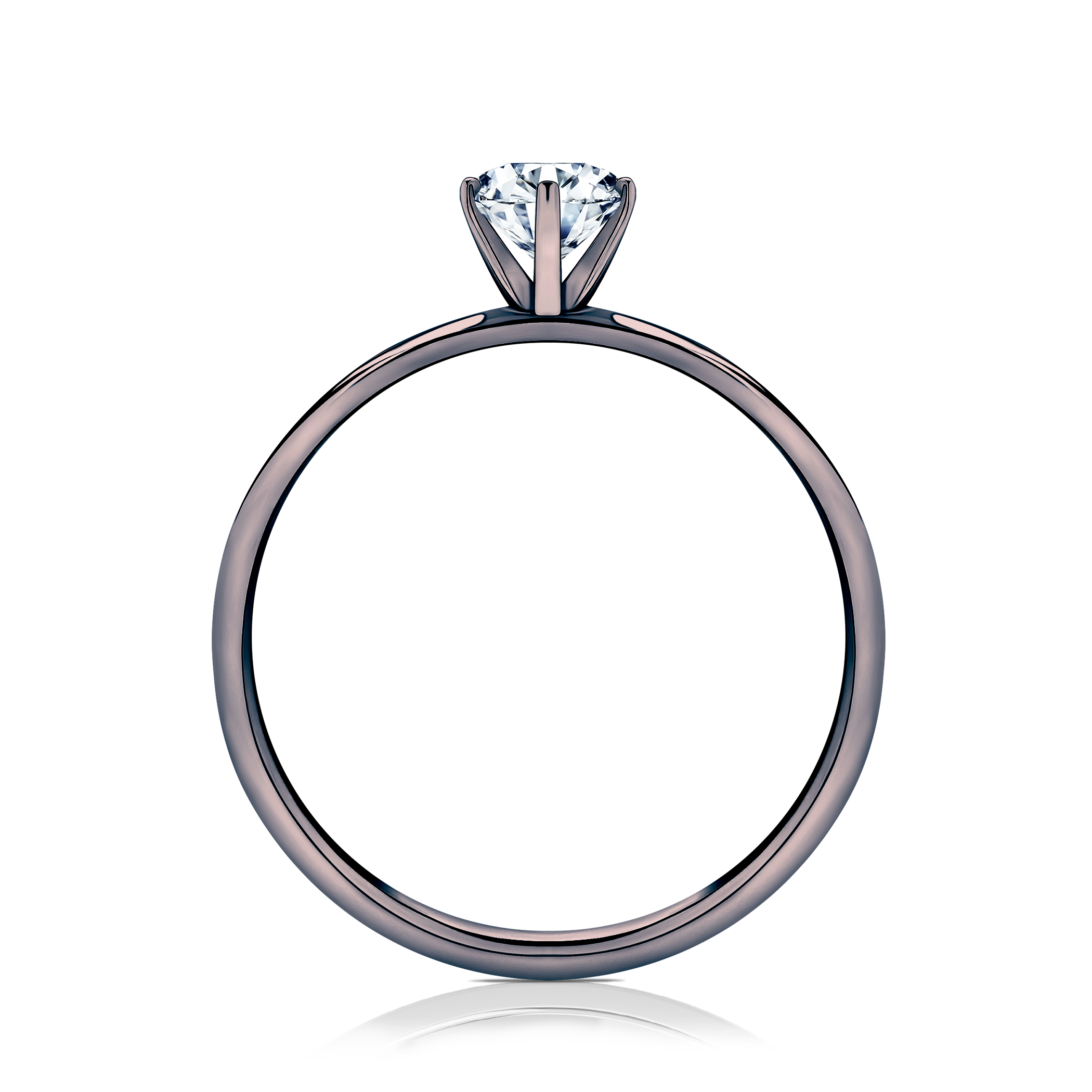 Verlobungsring SAVICKI: Schwarzes Gold, Diamant