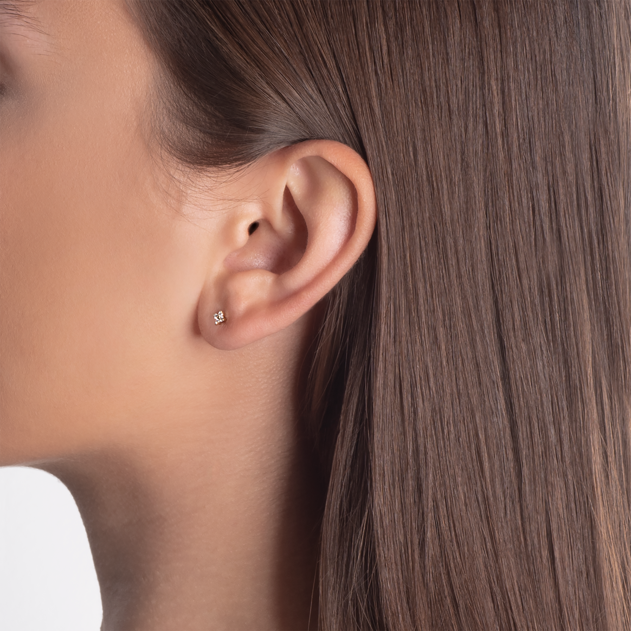 Kolczyki Savicki: złote, diamenty