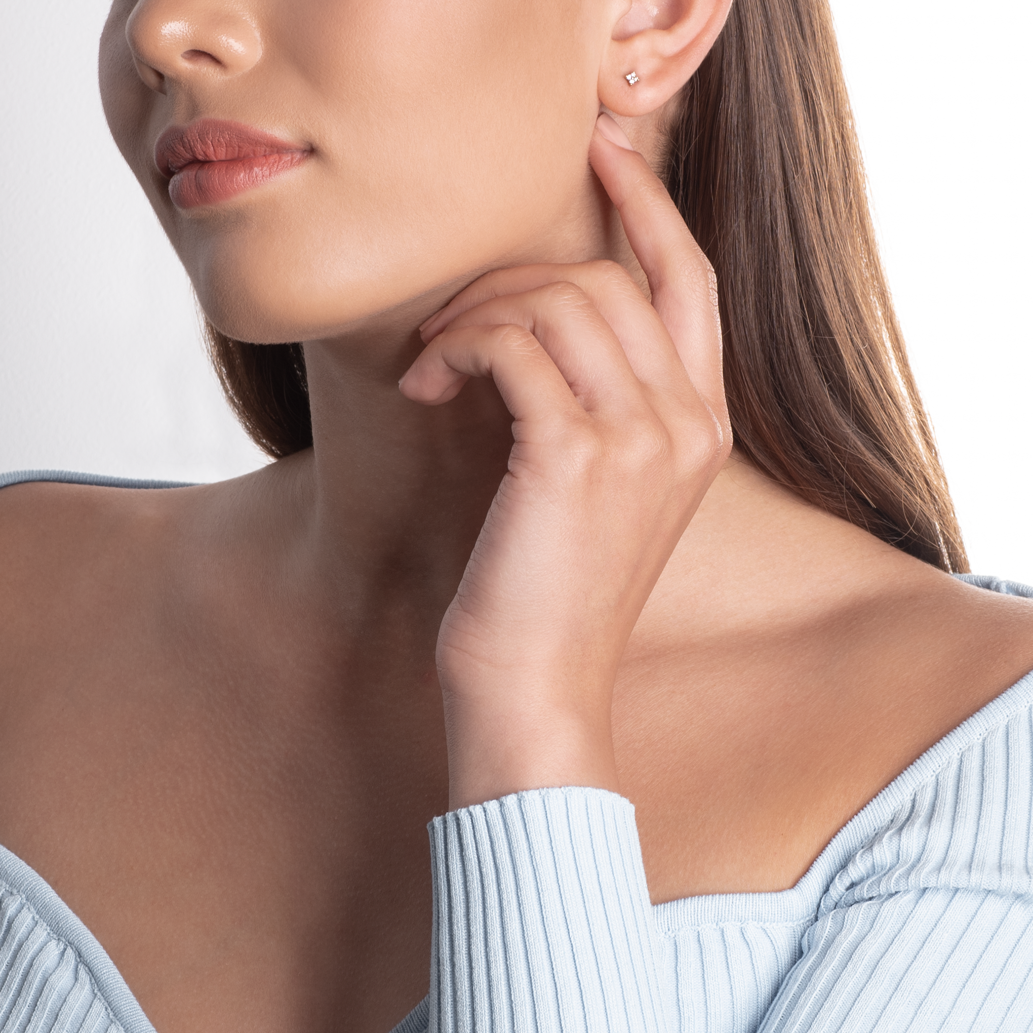 Kolczyki Savicki: złote, diamenty