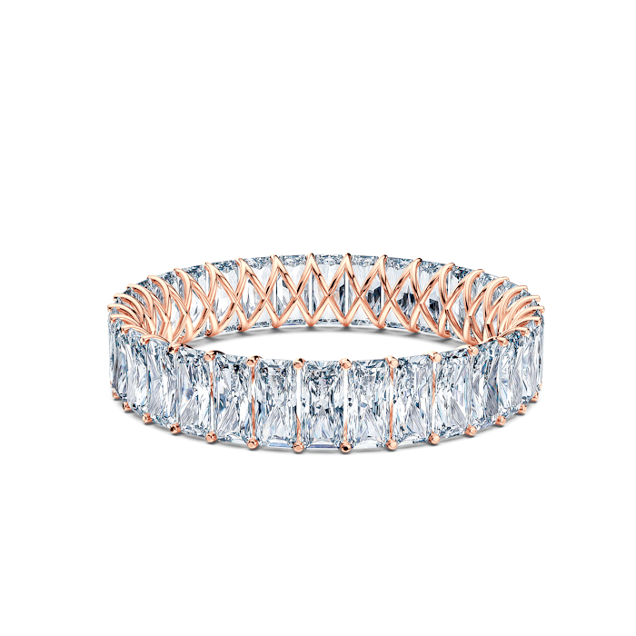 Pierścionek SAVICKI: różowe złoto, diamenty