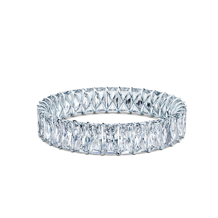 Pierścionek SAVICKI: białe złoto, diamenty