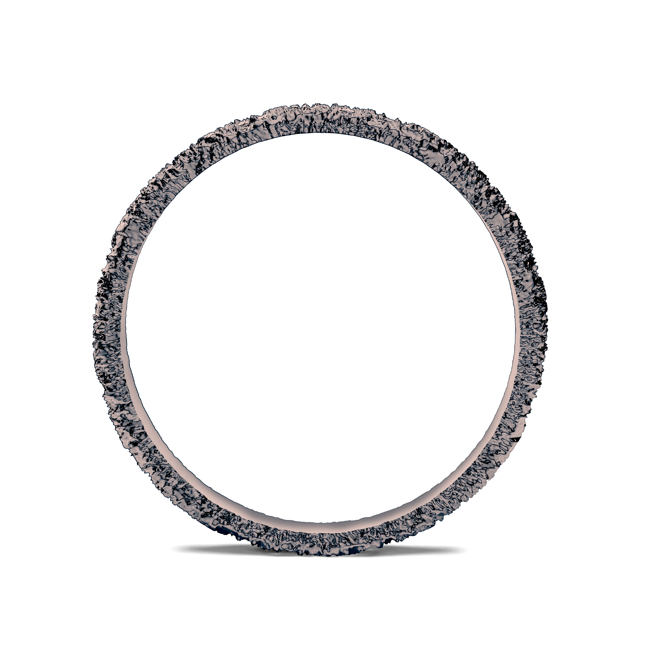 Obrączka partnerska Sign of Love®: czarne złoto, płaska, 2,6mm