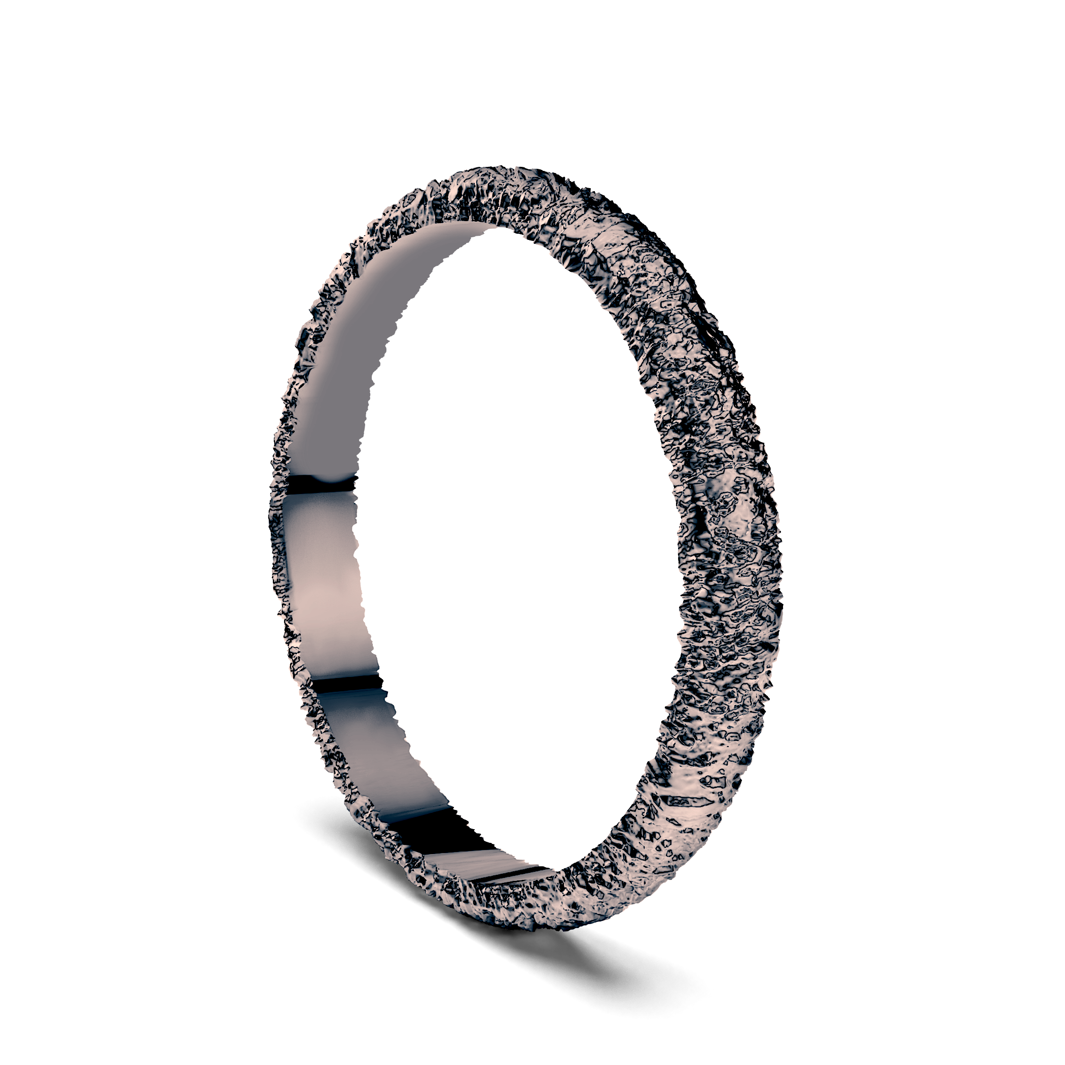 Obrączka partnerska Sign of Love®: czarne złoto, płaska, 2,6mm