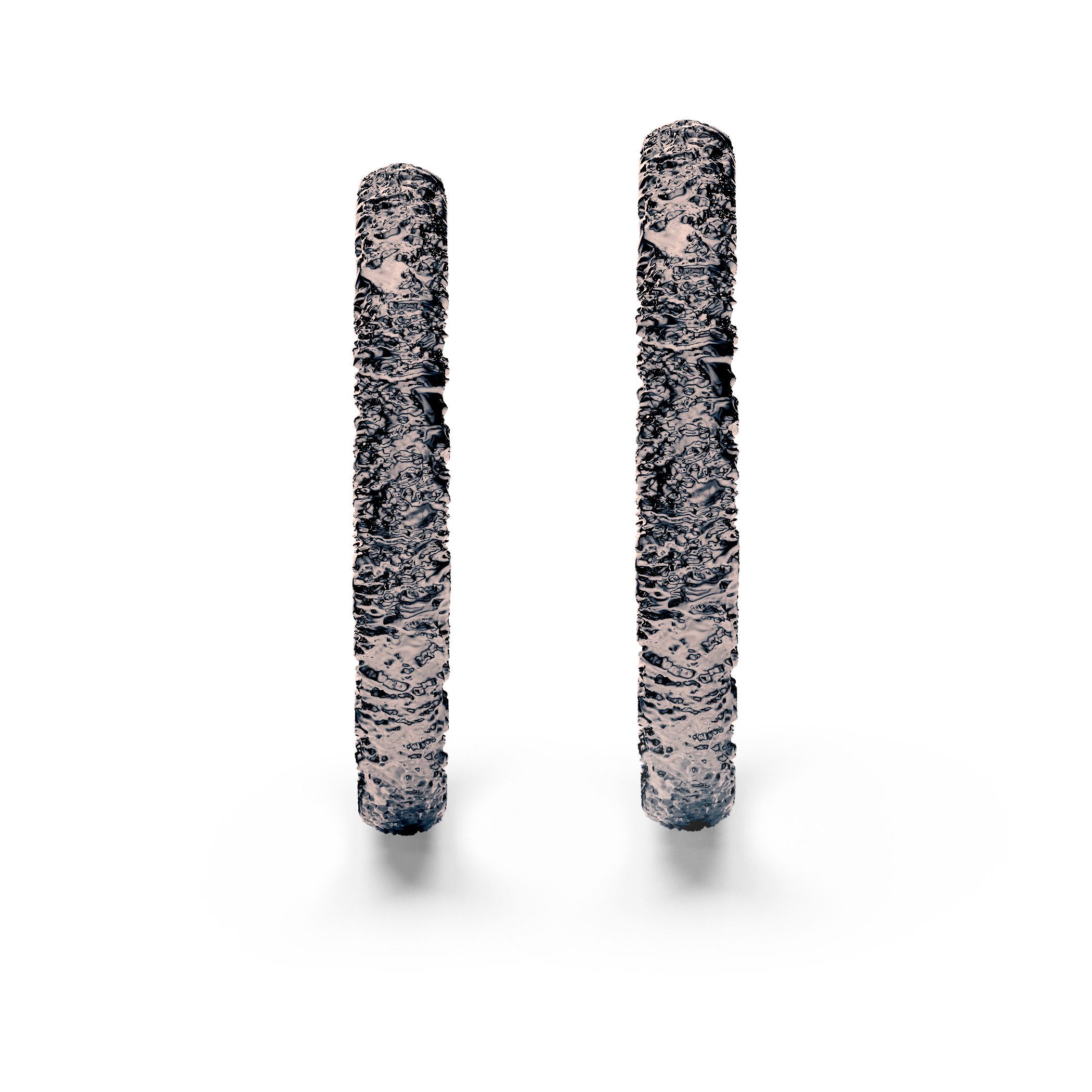 Partnerringe Sign of Love®: schwarzes Gold, flach 2,6 mm