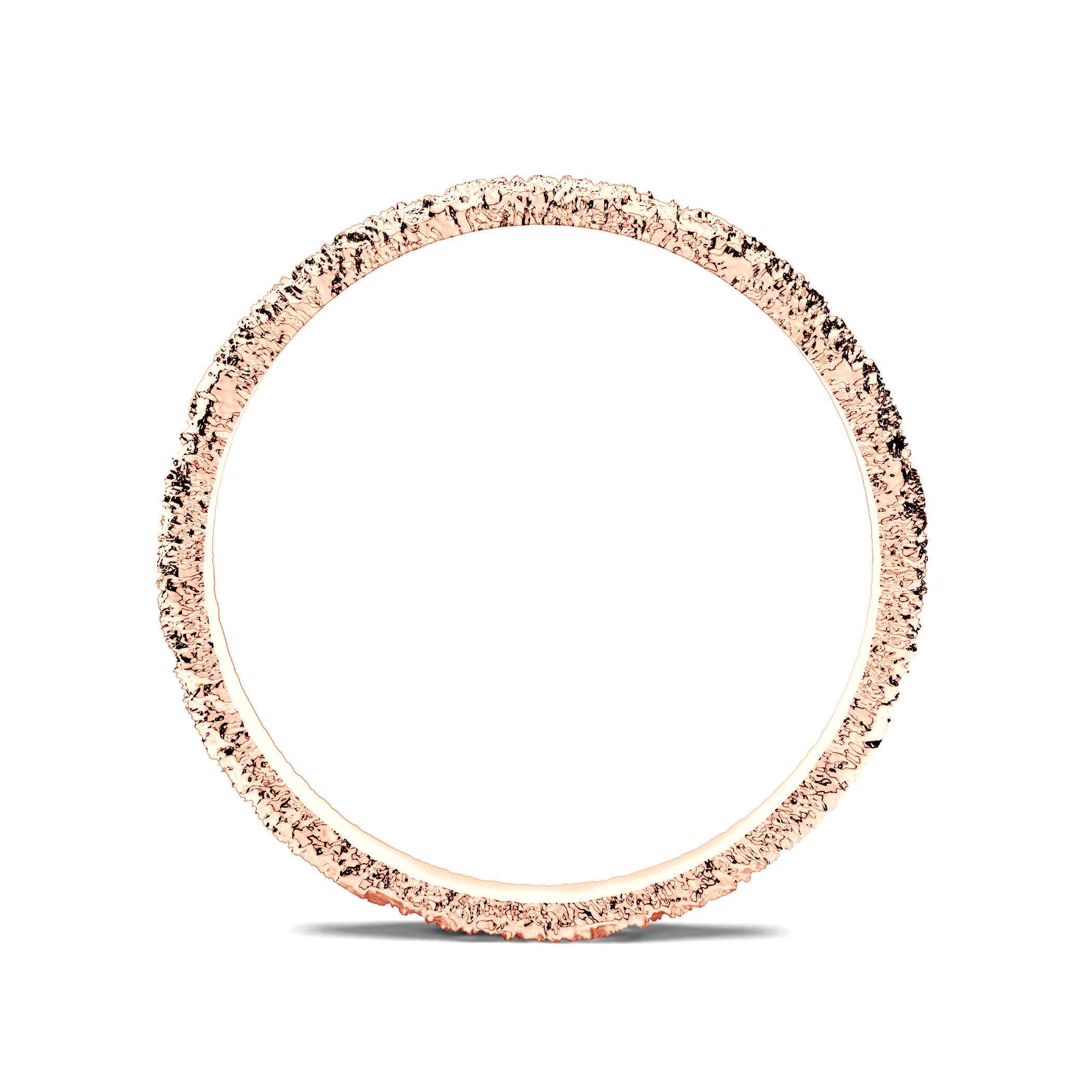 Obrączka partnerska Sign of Love®: różowe złoto, płaska, 2,6mm