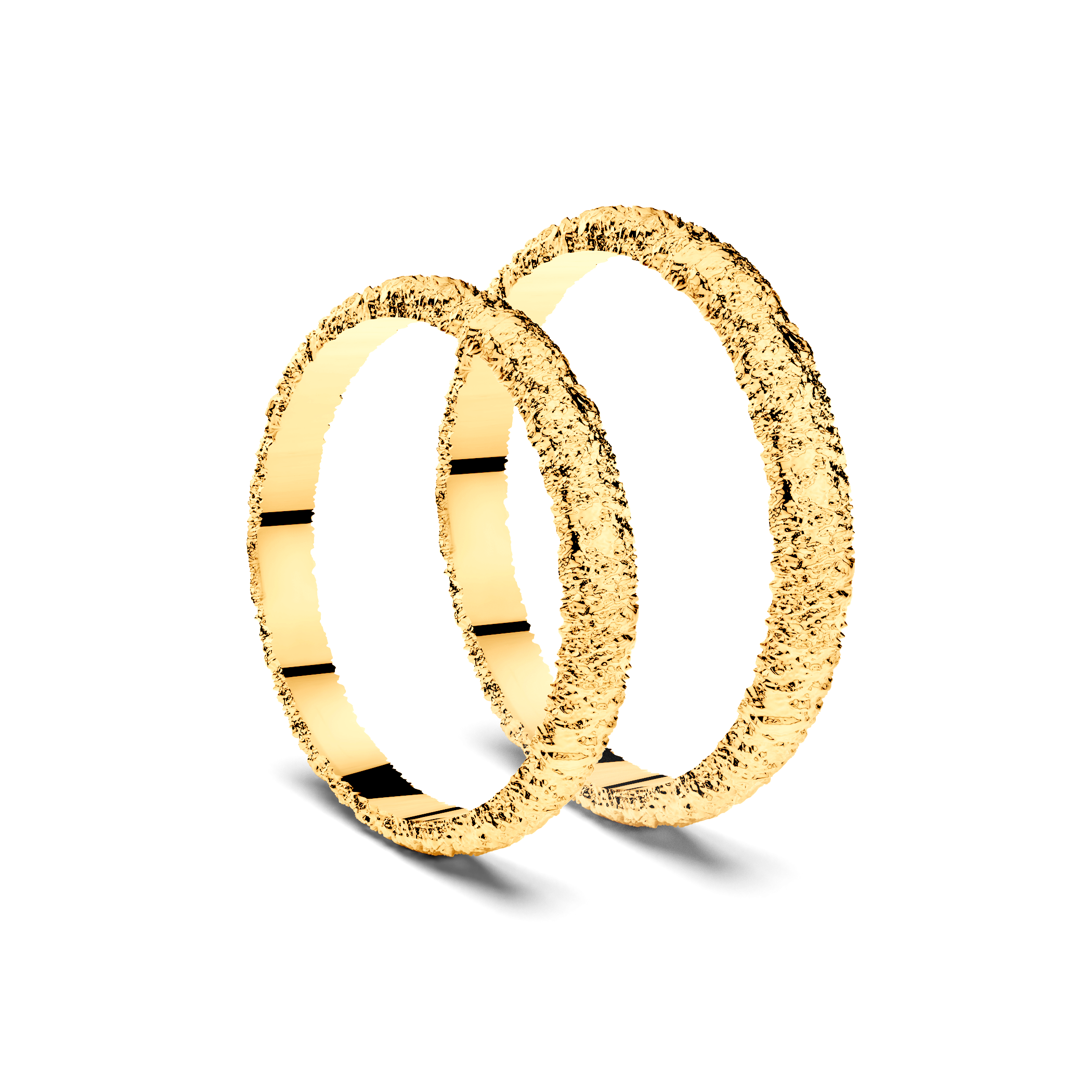 Obrączki partnerskie Sign of Love®: złote, płaskie 2,6mm