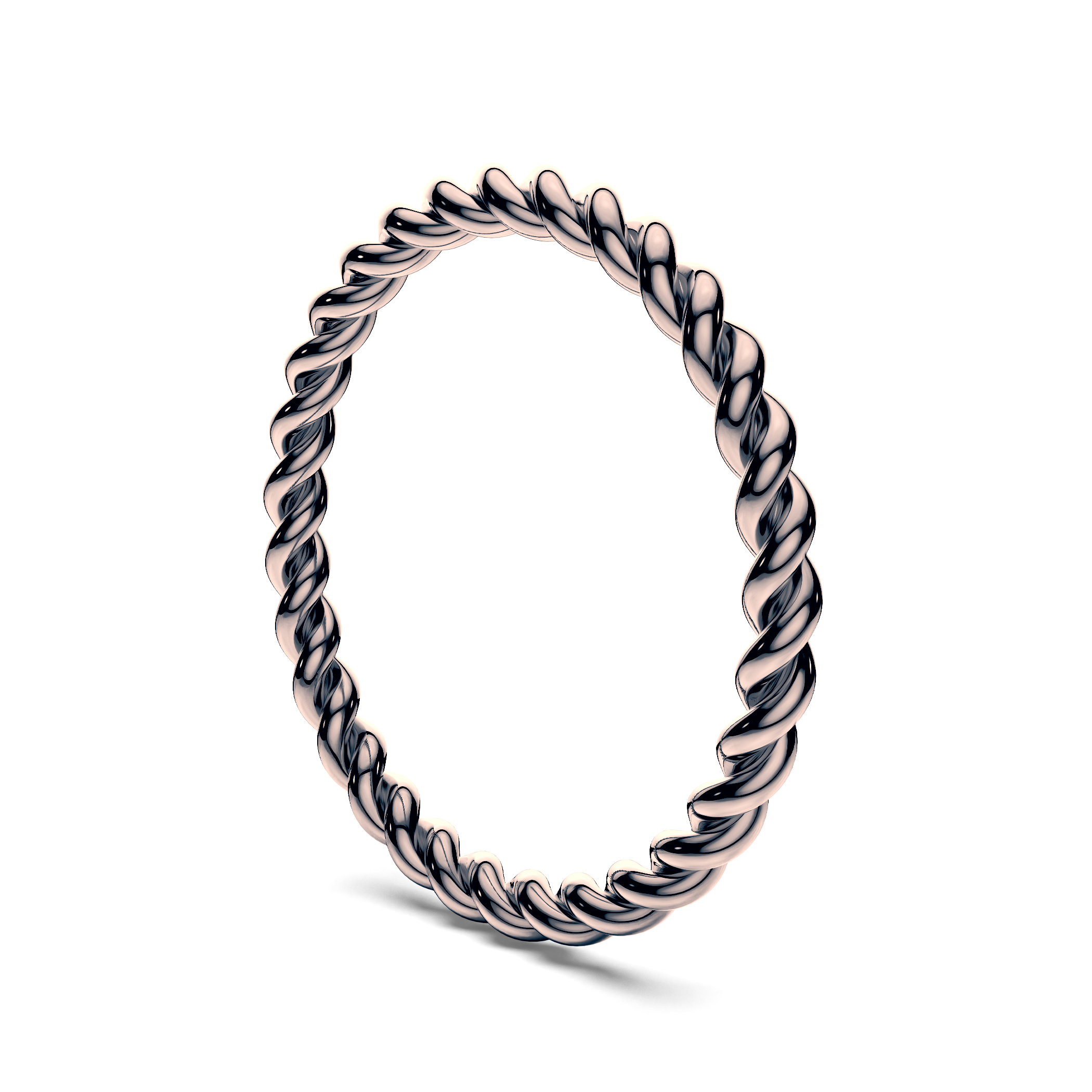 Obrączka partnerska Sign of Love®: czarne złoto, okrągła, 1,6mm