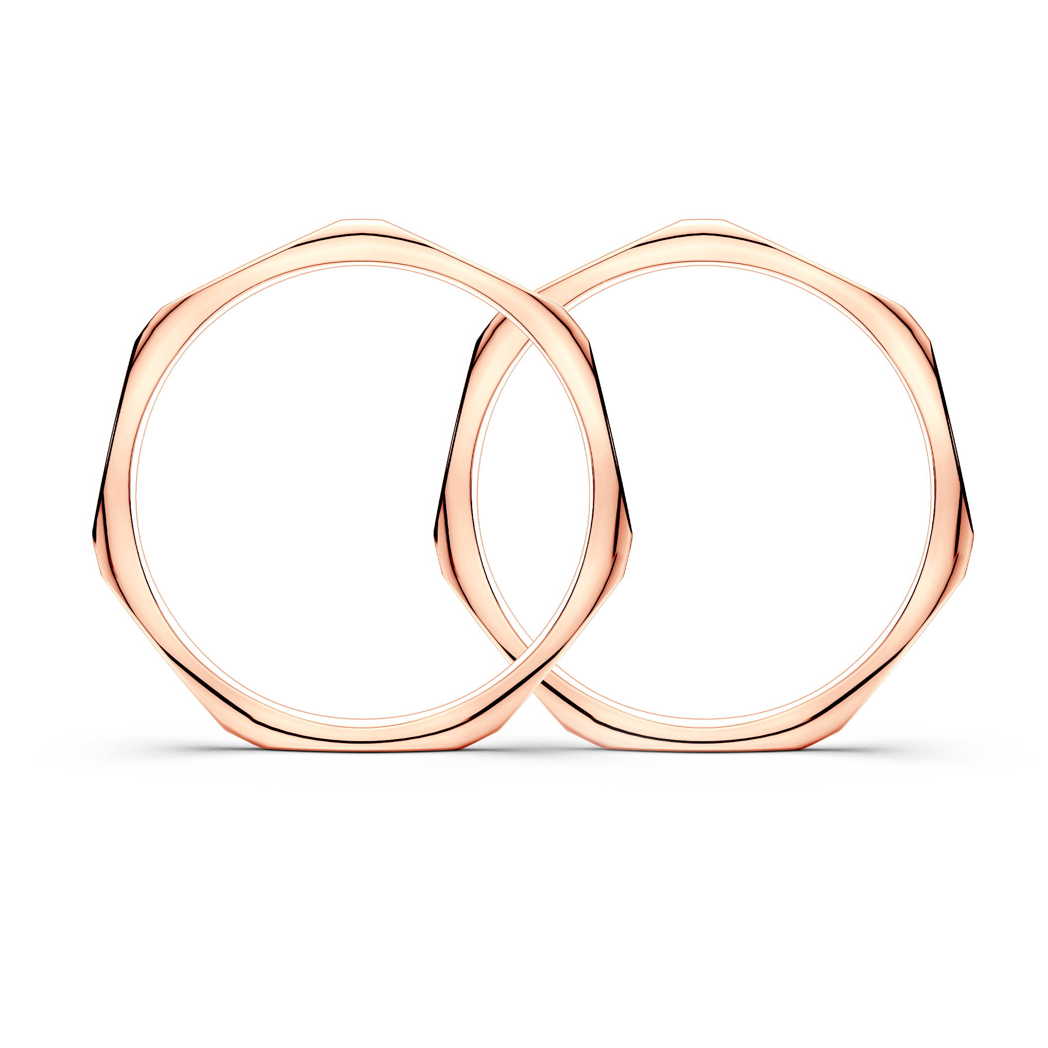 Partnerringe Sign of Love®: Roségold, flach 1,9 mm