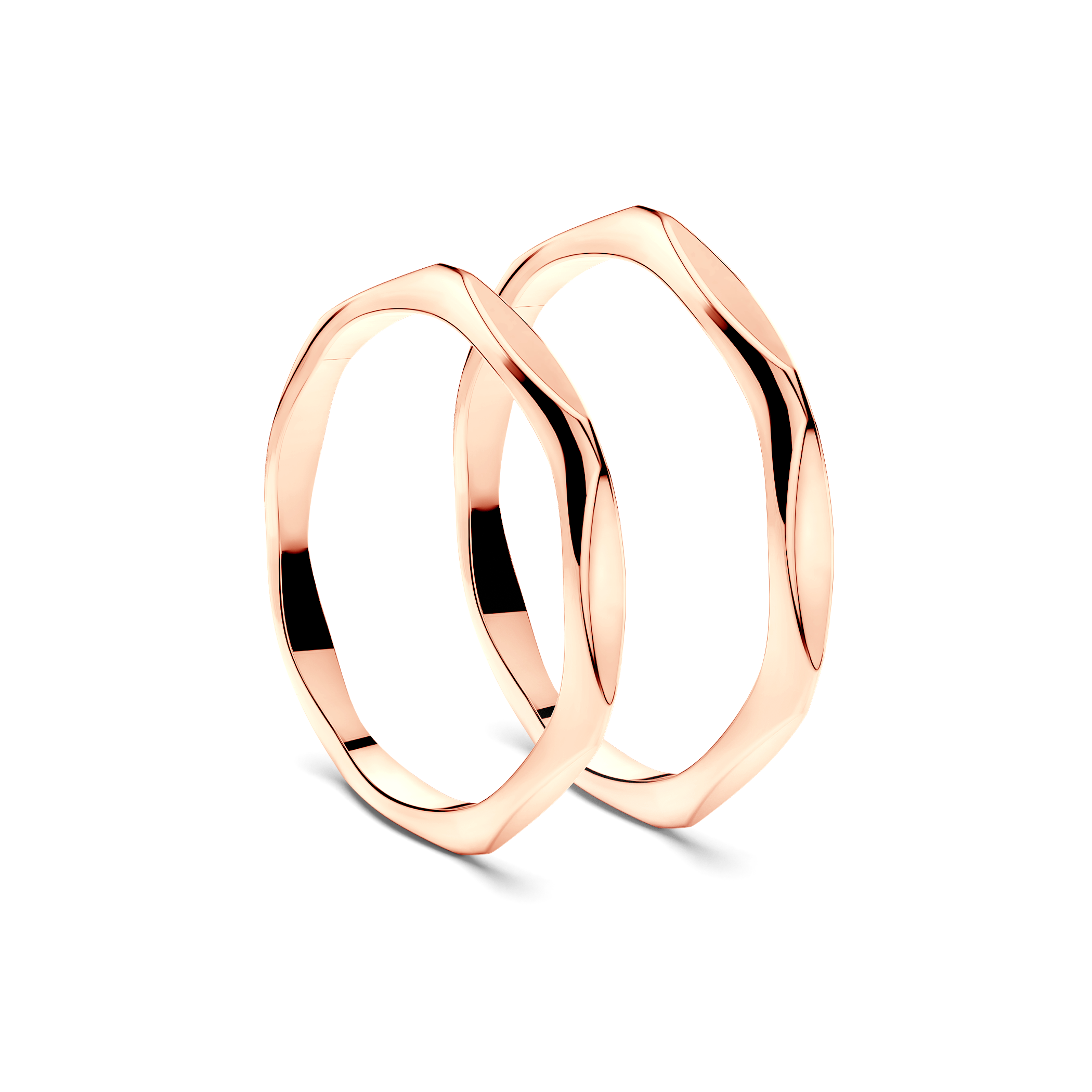 Partnerringe Sign of Love®: Roségold, flach 1,9 mm