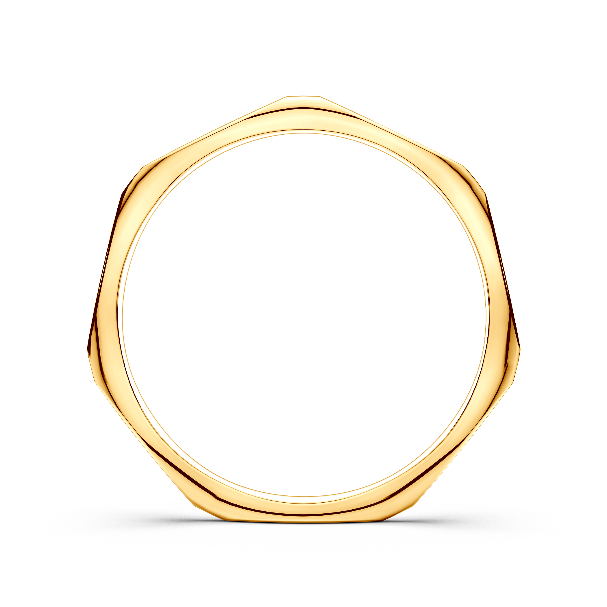 Obrączka partnerska Sign of Love®: złota, płaska, 1,9mm - 3