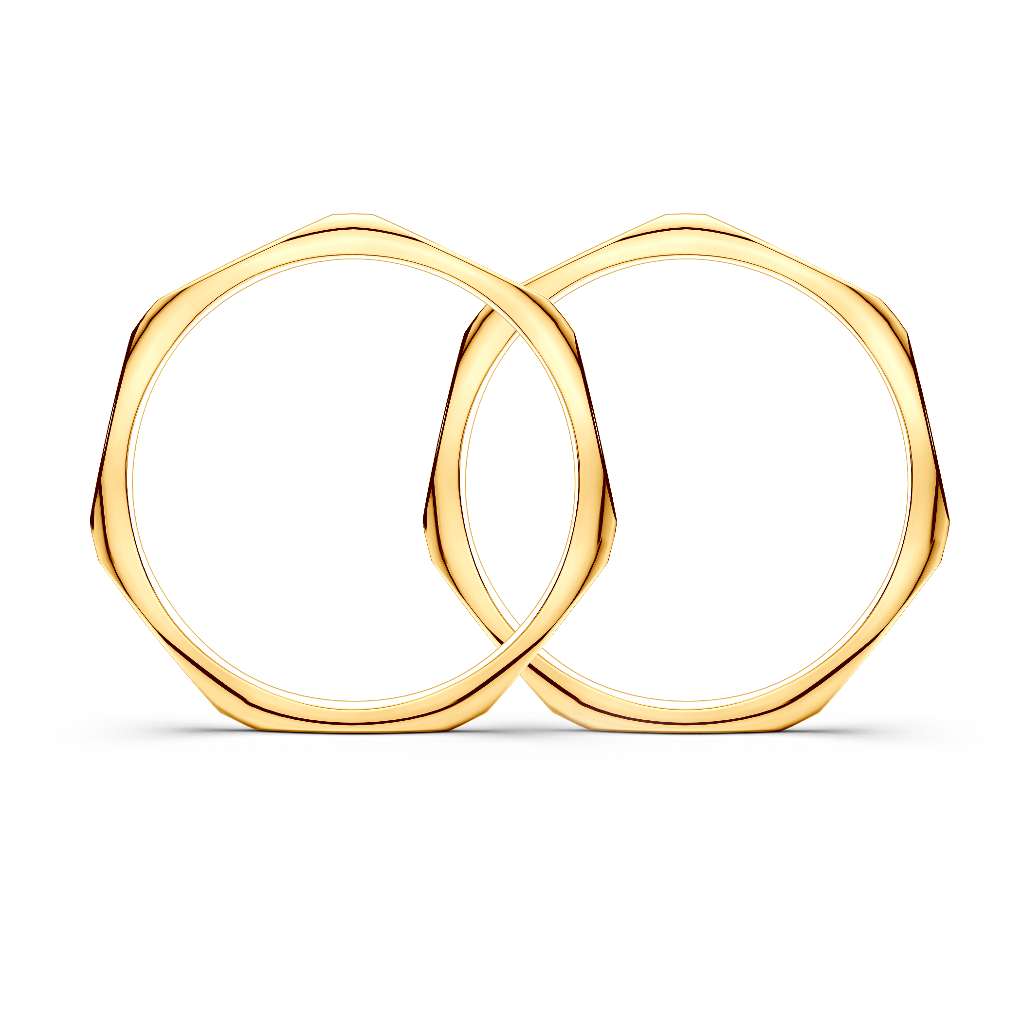 Obrączki partnerskie Sign of Love®: złote, płaskie 1,9mm